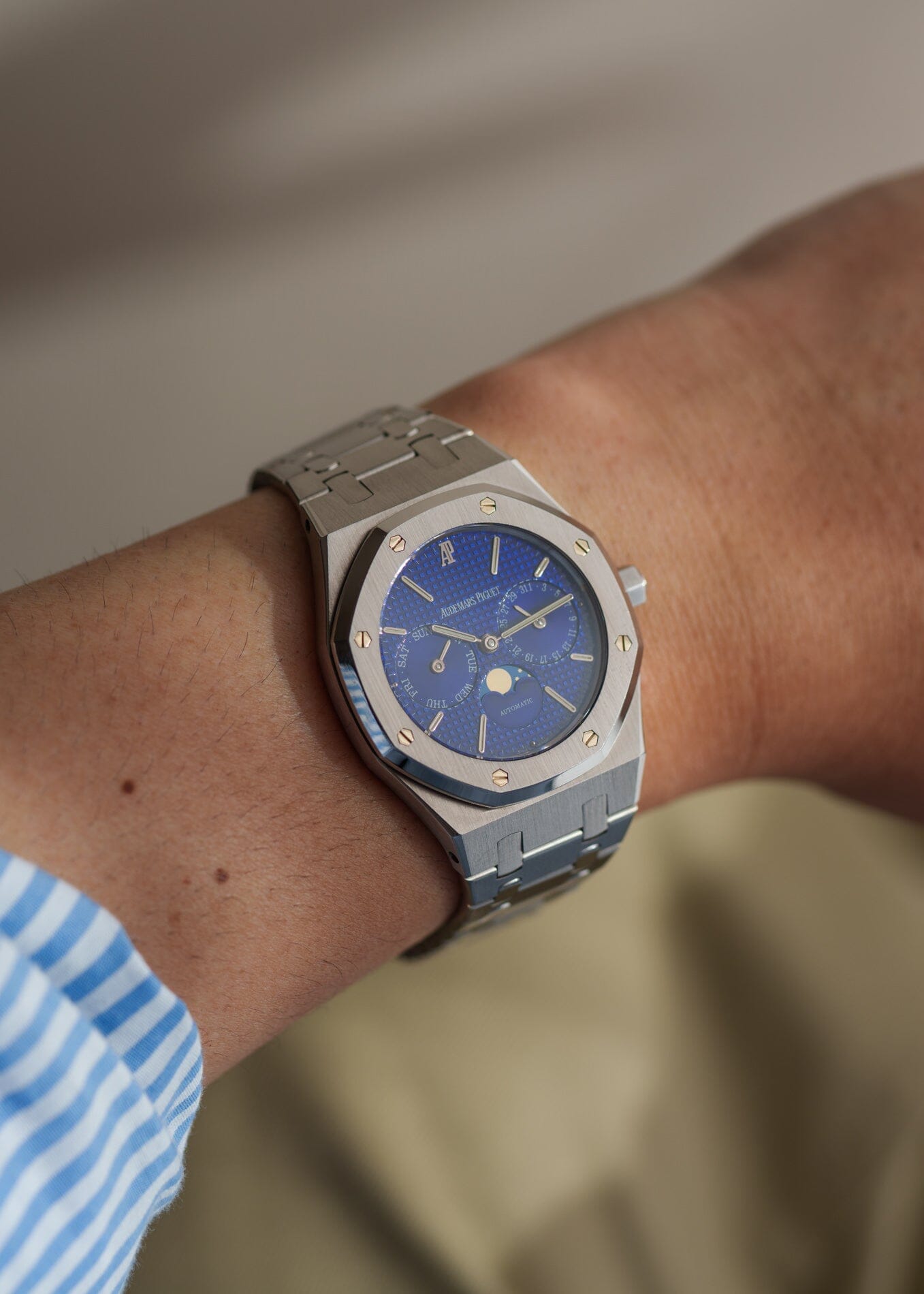 Audemars Piguet ロイヤルオーク 25594 ST "Yves Klein" ブルーダイアル 箱保証書付き Watch AUDEMARS PIGUET