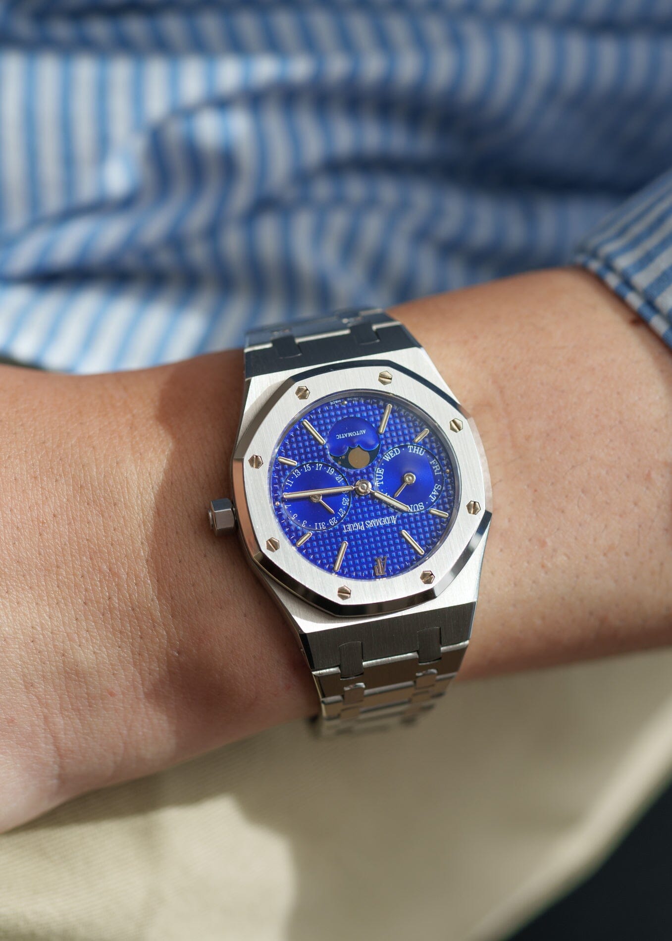 Audemars Piguet ロイヤルオーク 25594 ST "Yves Klein" ブルーダイアル 箱保証書付き Watch AUDEMARS PIGUET