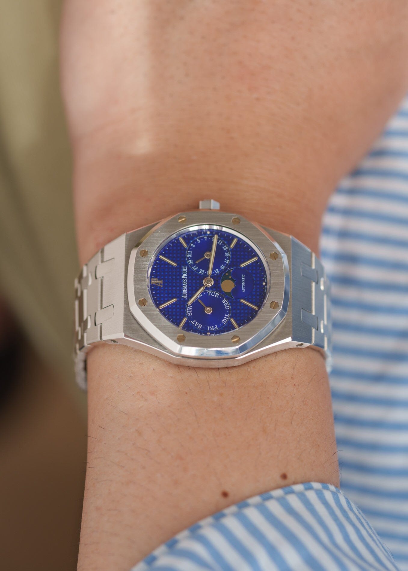 Audemars Piguet ロイヤルオーク 25594 ST "Yves Klein" ブルーダイアル 箱保証書付き Watch AUDEMARS PIGUET