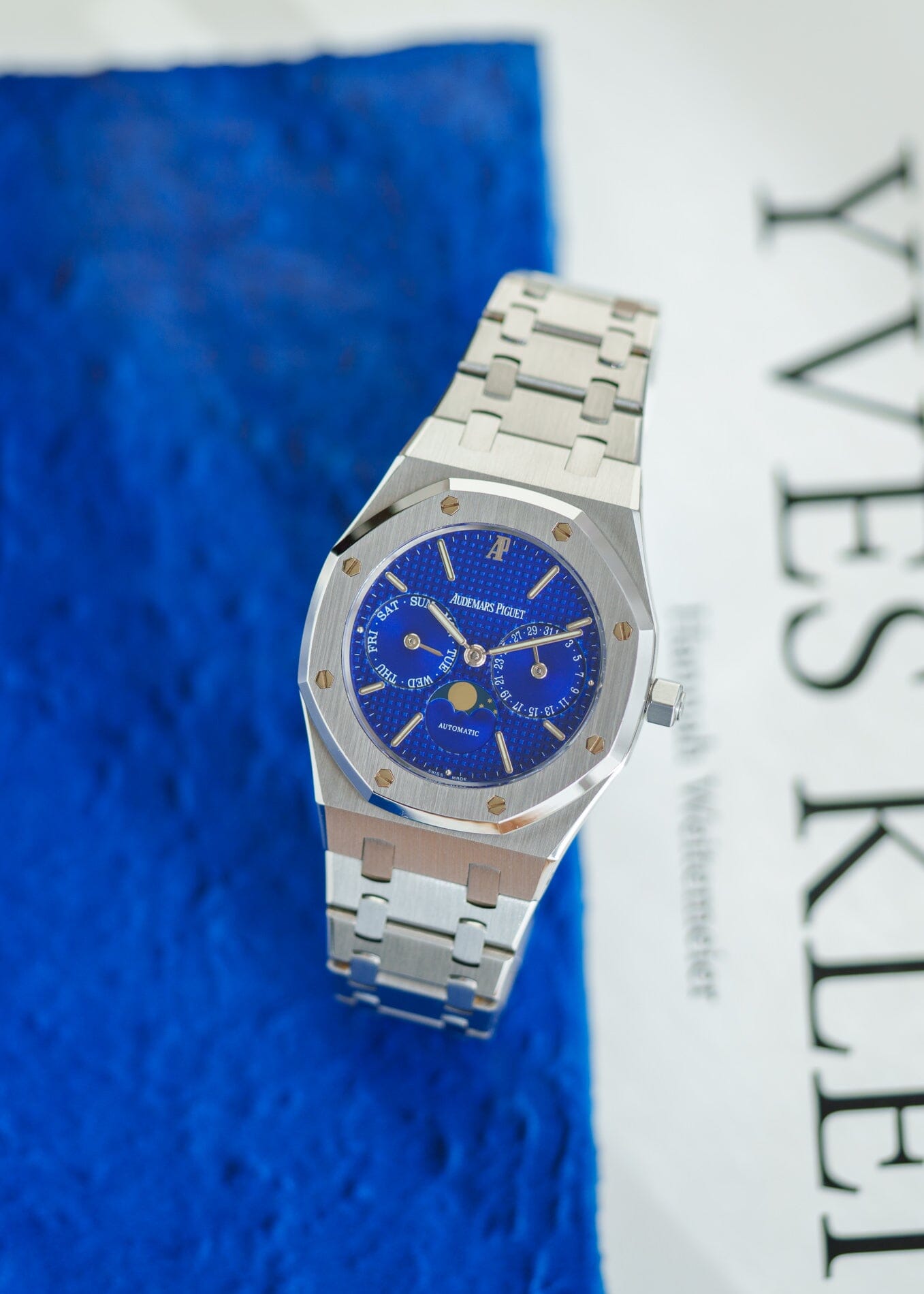 Audemars Piguet ロイヤルオーク 25594 ST "Yves Klein" ブルーダイアル 箱保証書付き Watch AUDEMARS PIGUET