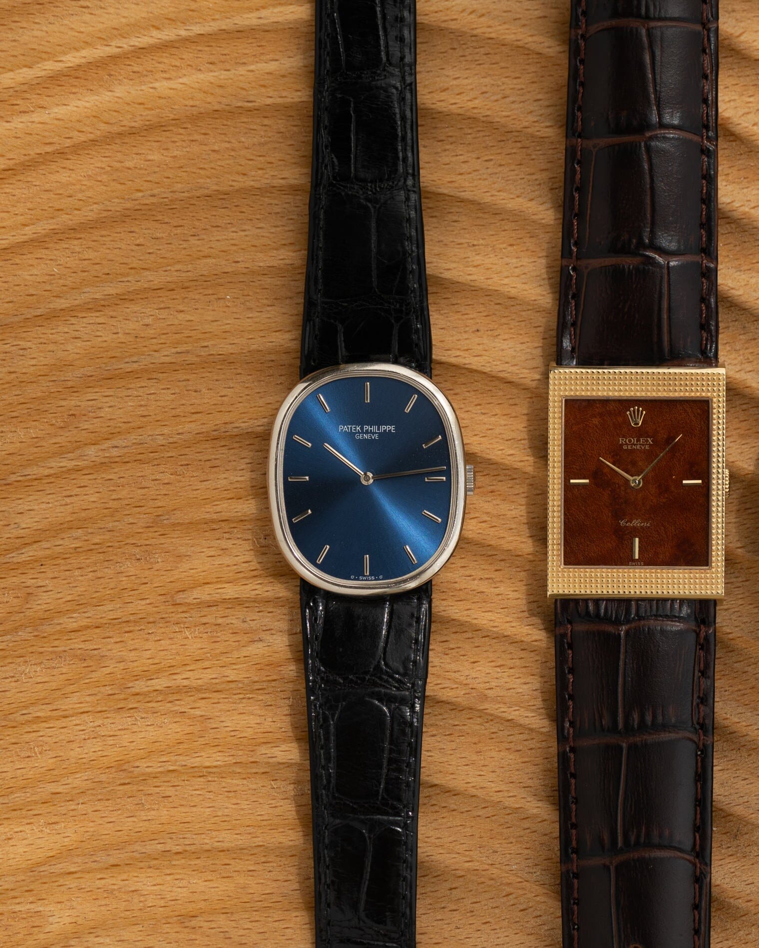 Patek Philippe ゴールデンエリプス 3848 WG ブルーシグマダイアル 箱保証書付き Watch PATEK PHILIPPE
