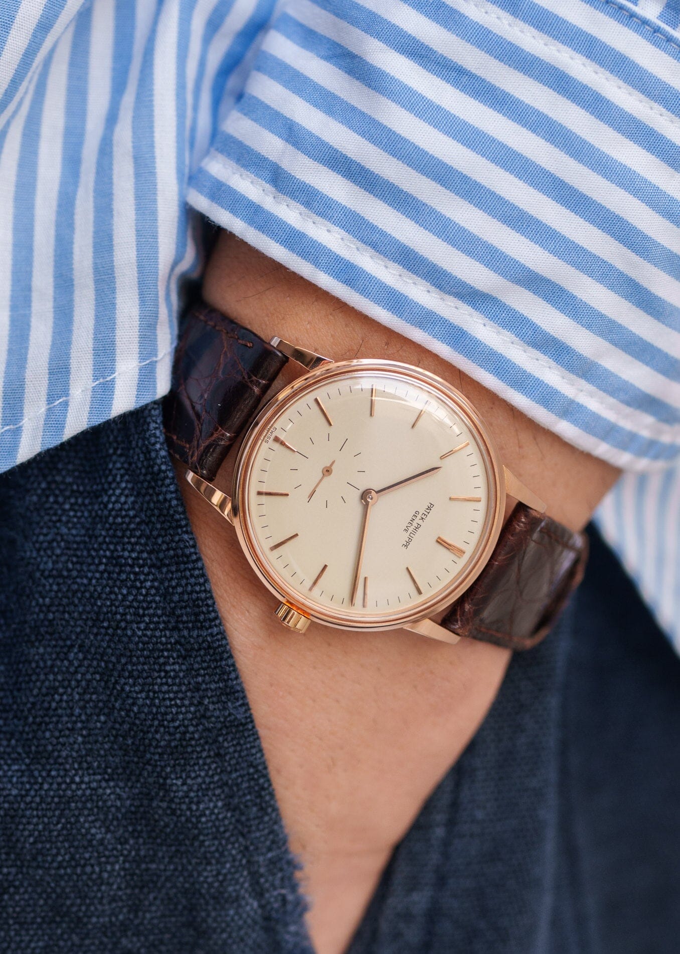 Patek Philippe カラトラバ 3425 RG アイボリーダイアル アーカイブ付き Watch PATEK PHILIPPE