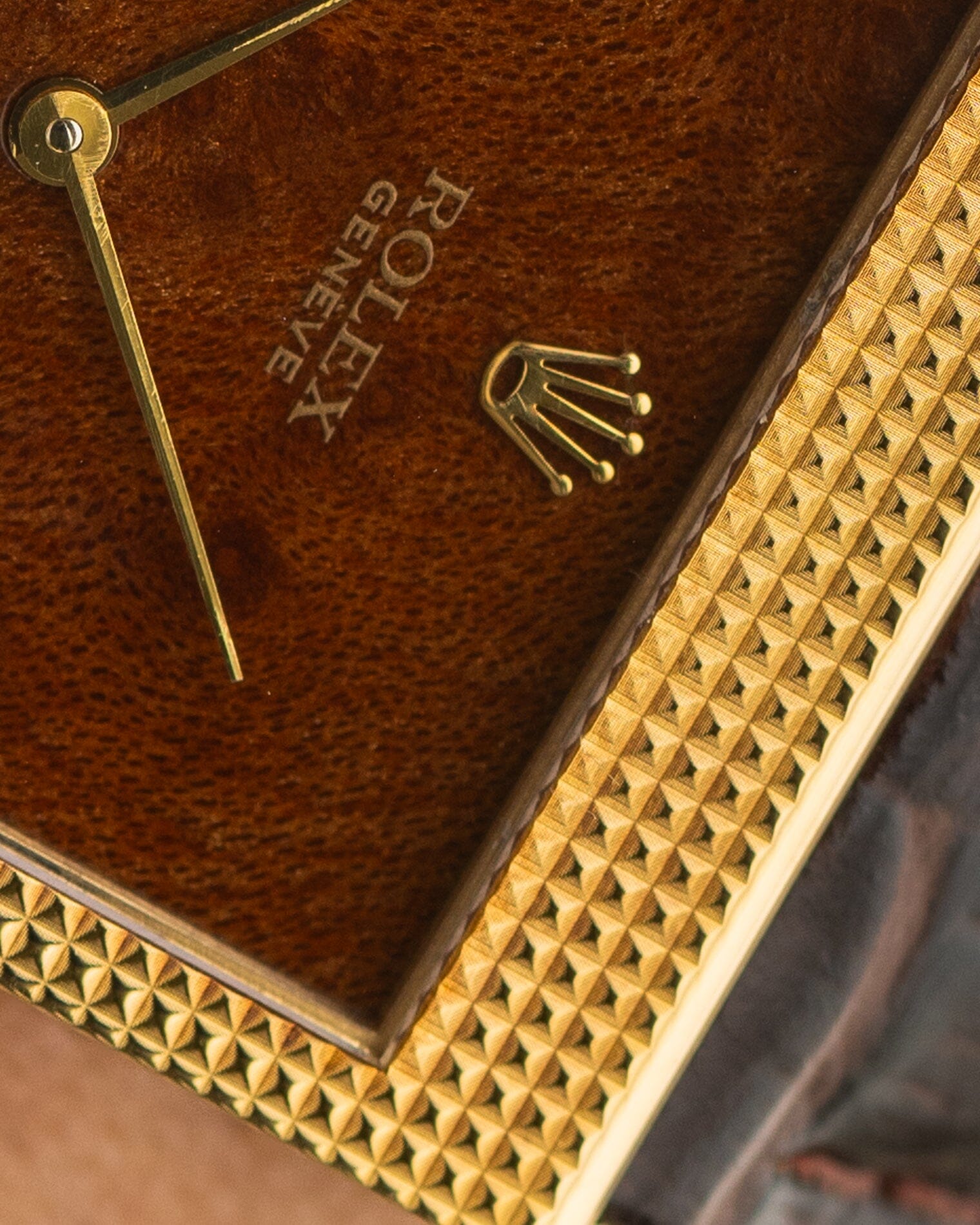 Rolex チェリーニ 4127 YG ウッドダイアル 箱保証書付き Watch ROLEX