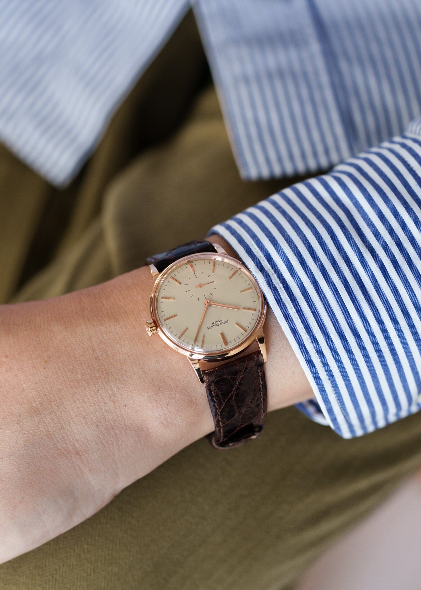 Patek Philippe カラトラバ 3425 RG アイボリーダイアル アーカイブ付き Watch PATEK PHILIPPE