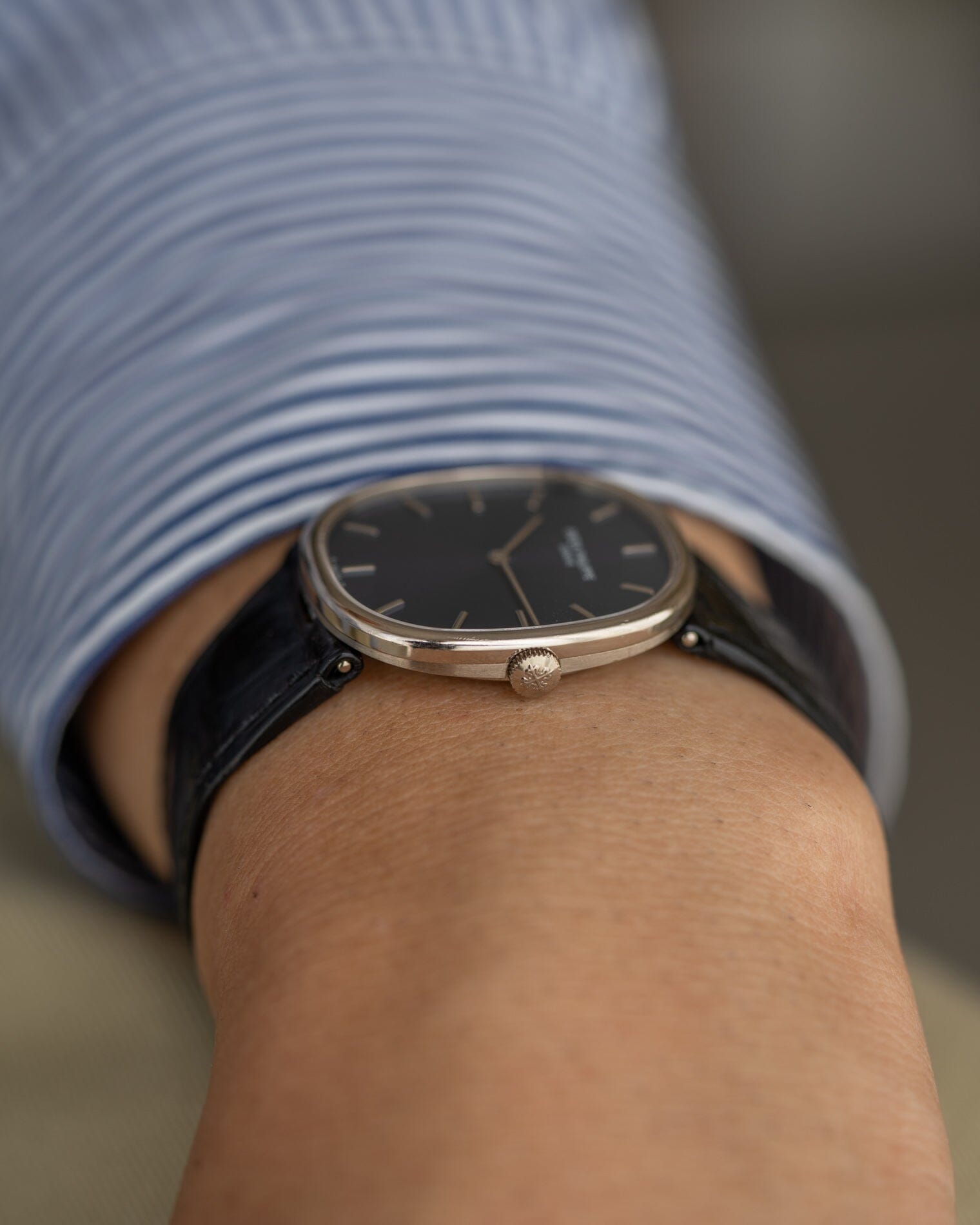 Patek Philippe ゴールデンエリプス 3848 WG ブルーシグマダイアル 箱保証書付き Watch PATEK PHILIPPE