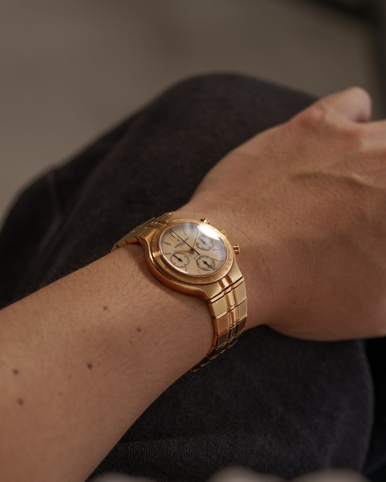 Vacheron Constantin フィディアス 49001 YG アイボリーダイアル Watch VACHERON CONSTANTIN