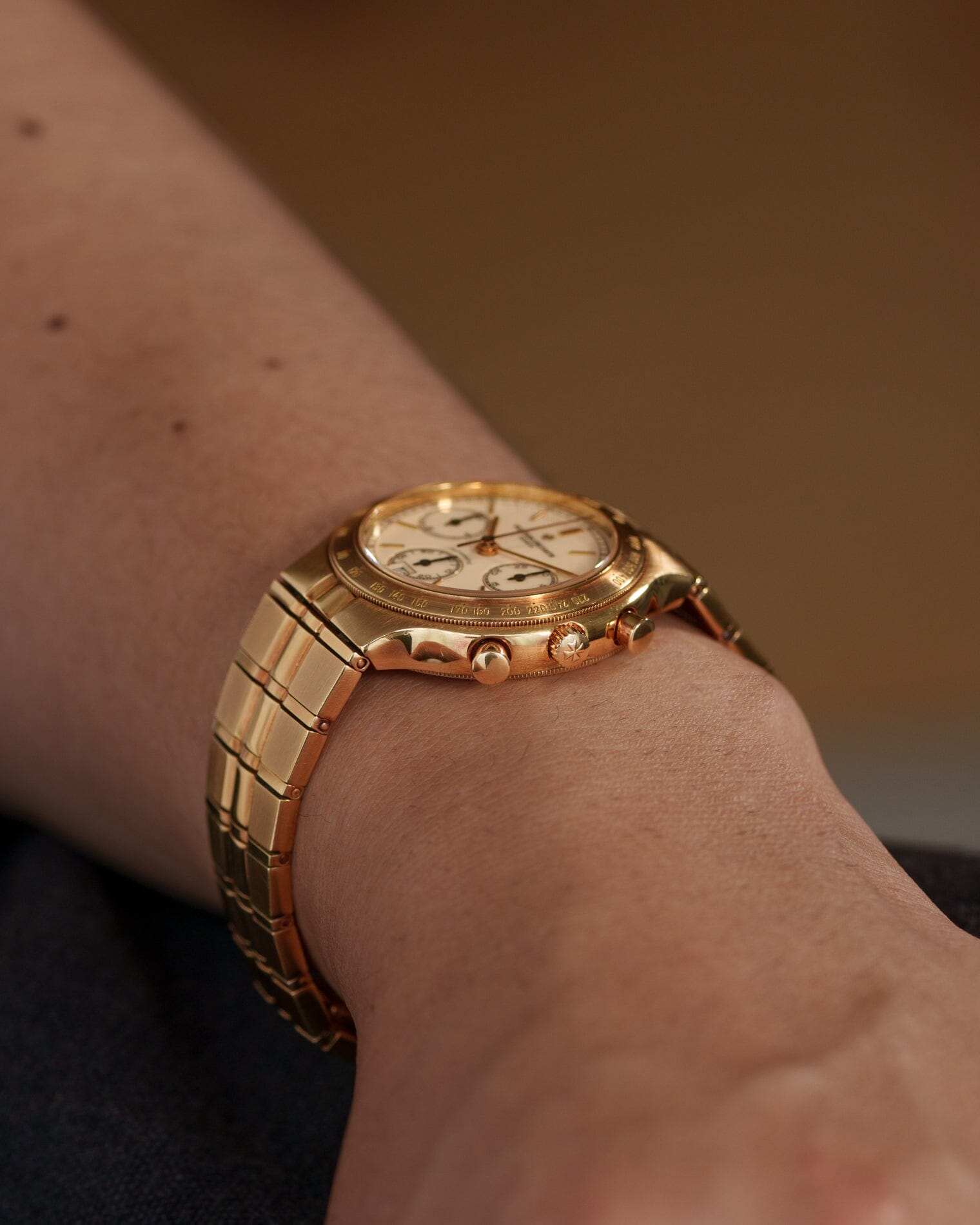Vacheron Constantin フィディアス 49001 YG アイボリーダイアル Watch VACHERON CONSTANTIN