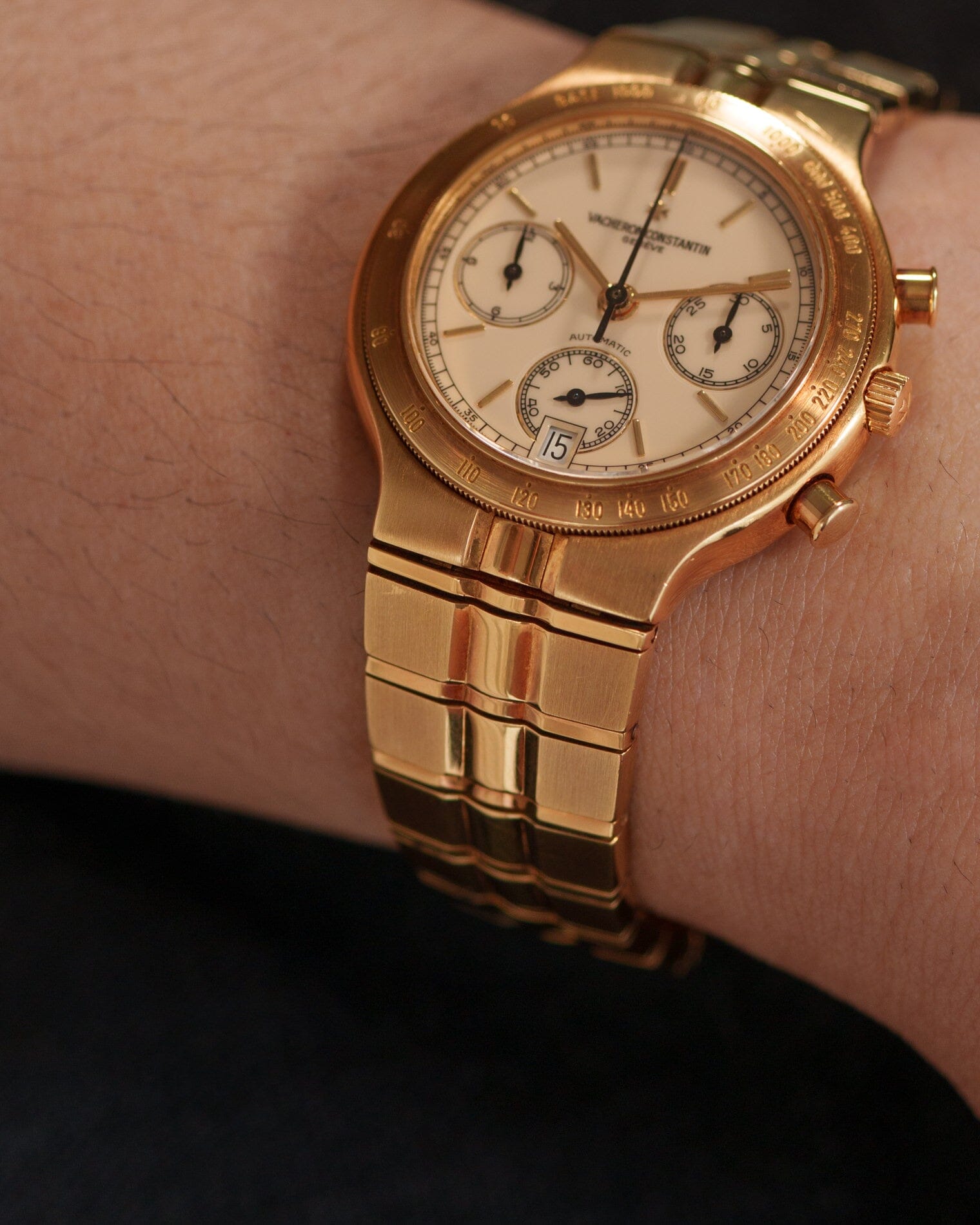 Vacheron Constantin フィディアス 49001 YG アイボリーダイアル Watch VACHERON CONSTANTIN