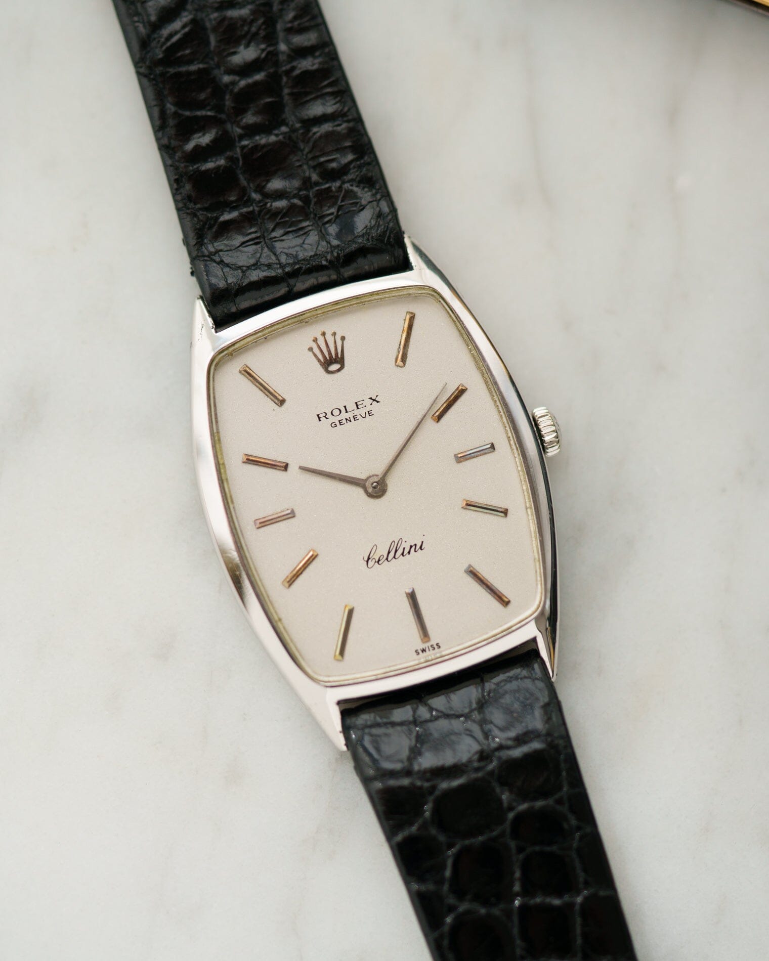 ロレックス チェリーニ 3807 WG シルバーダイアル Watch ROLEX