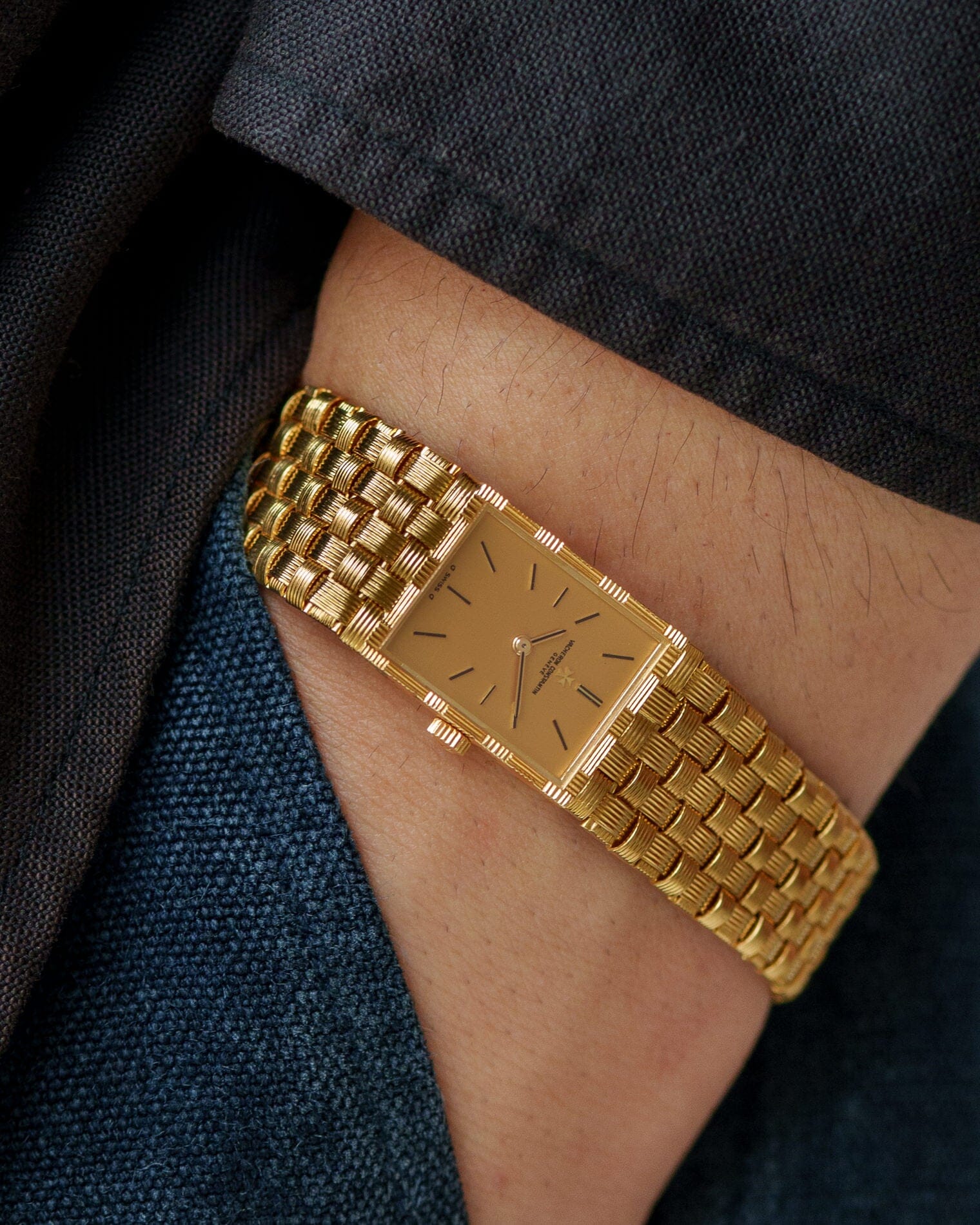 Vacheron Constantin メッシュドール YG シャンパンダイアル 箱保証書付き Watch VACHERON CONSTANTIN