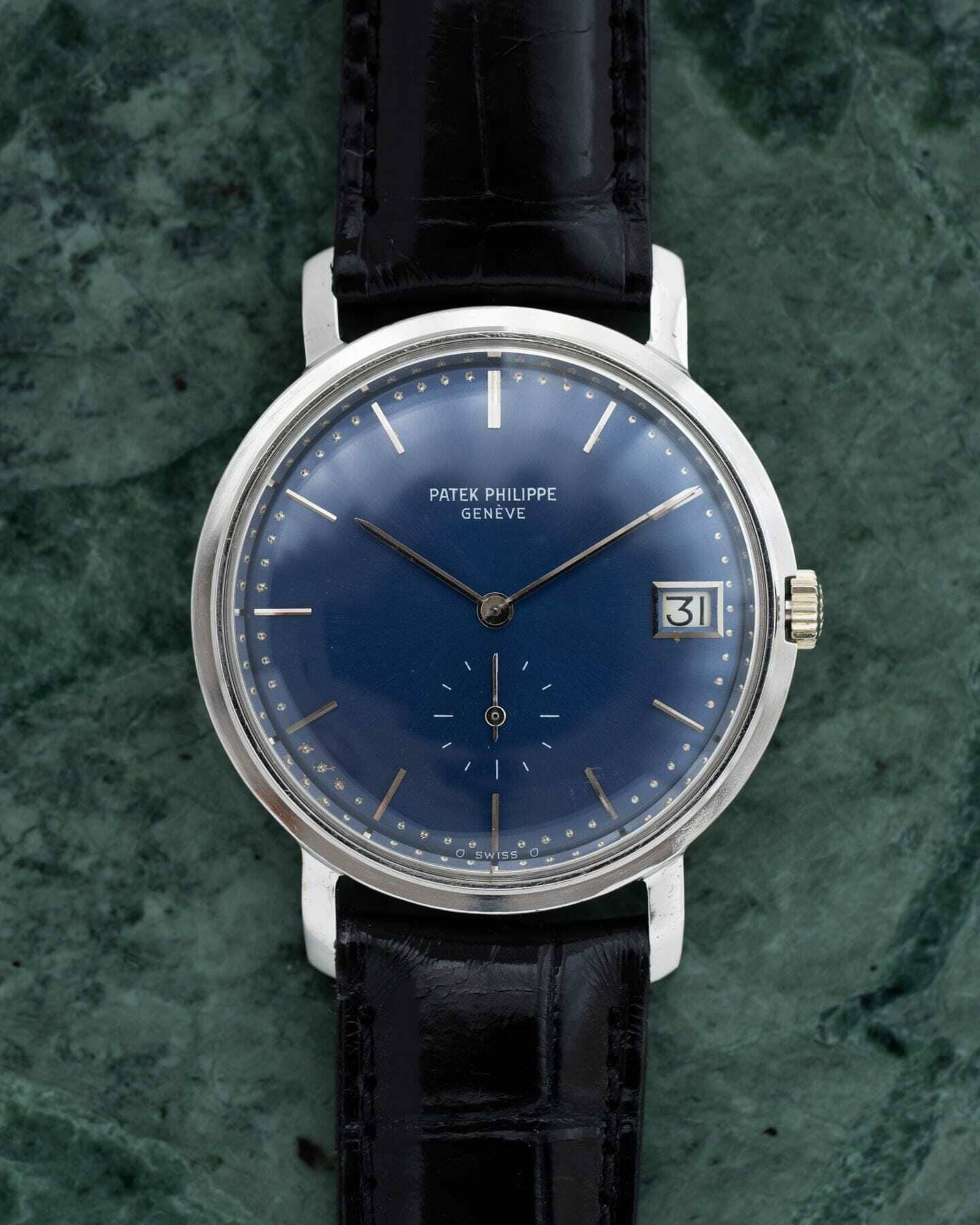 Patek Philippe カラトラバ 3445 WG ブルーシグマダイアル アーカイブ付 Watch PATEK PHILIPPE