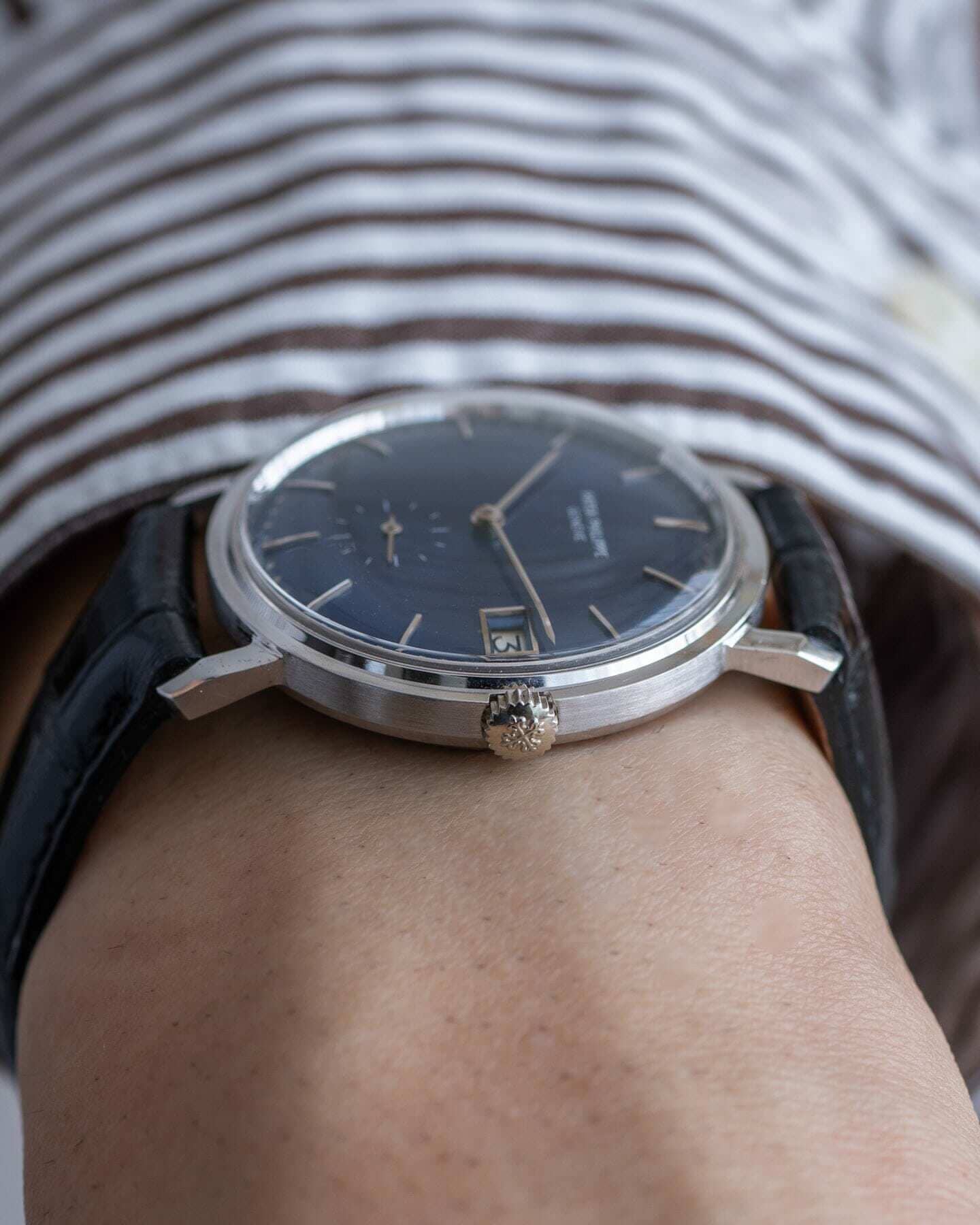Patek Philippe カラトラバ 3445 WG ブルーシグマダイアル アーカイブ付 Watch PATEK PHILIPPE