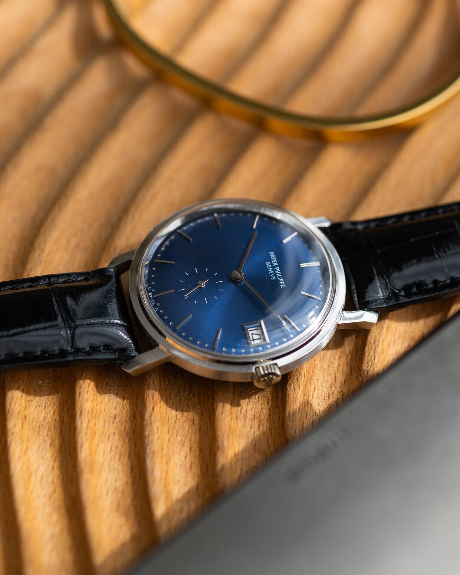 Patek Philippe カラトラバ 3445 WG ブルーシグマダイアル アーカイブ付 Watch PATEK PHILIPPE