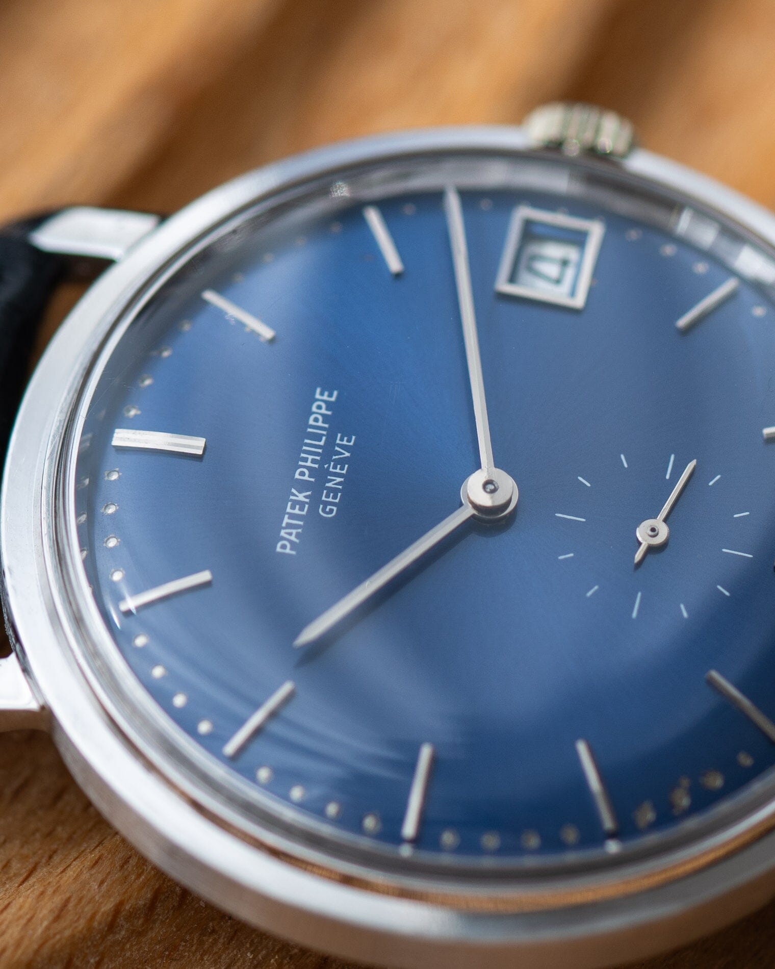 Patek Philippe カラトラバ 3445 WG ブルーシグマダイアル アーカイブ付 Watch PATEK PHILIPPE