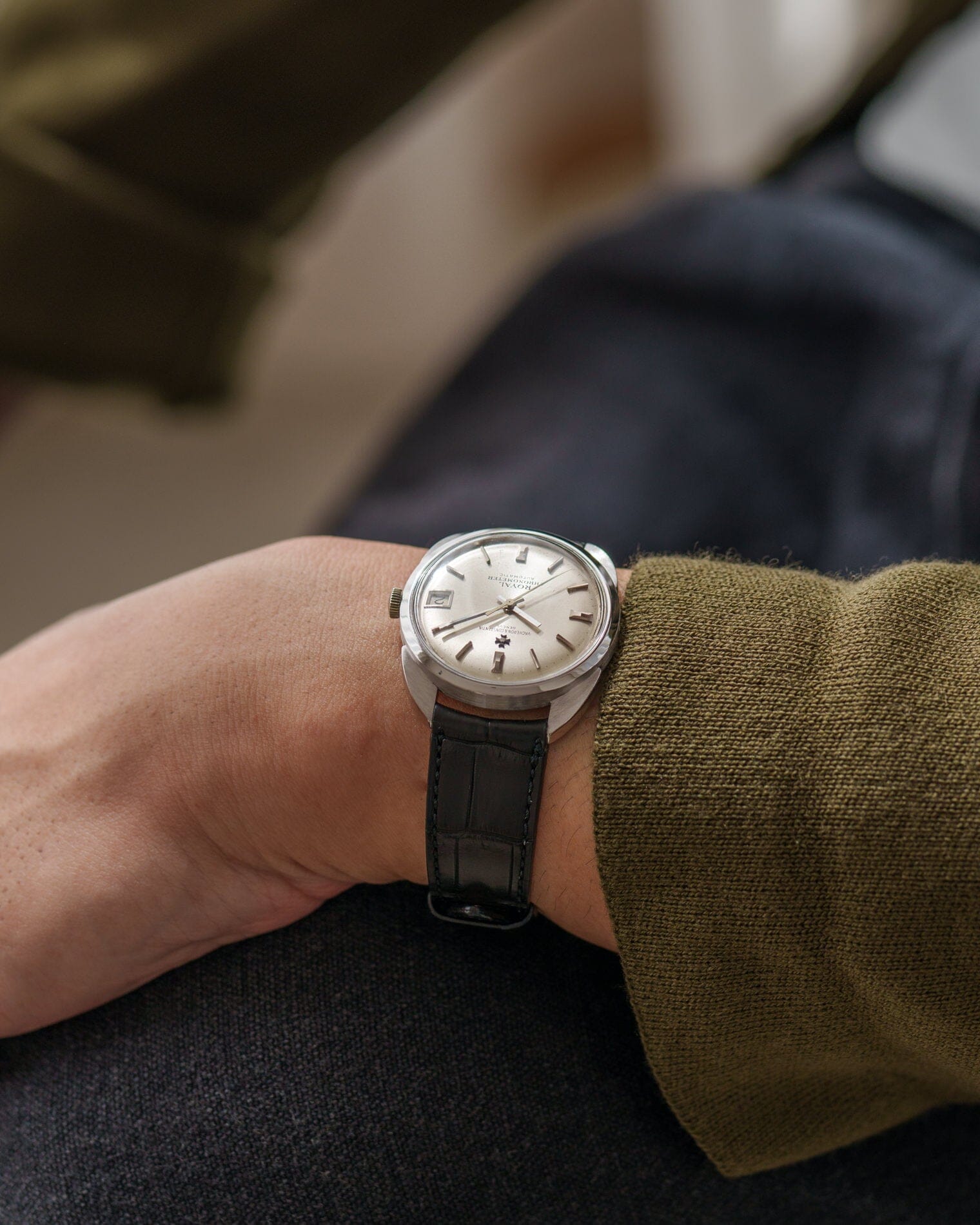 Vacheron Constantin クロノメーター ロワイヤル 6694 WG "バットマン" Watch VACHERON CONSTANTIN
