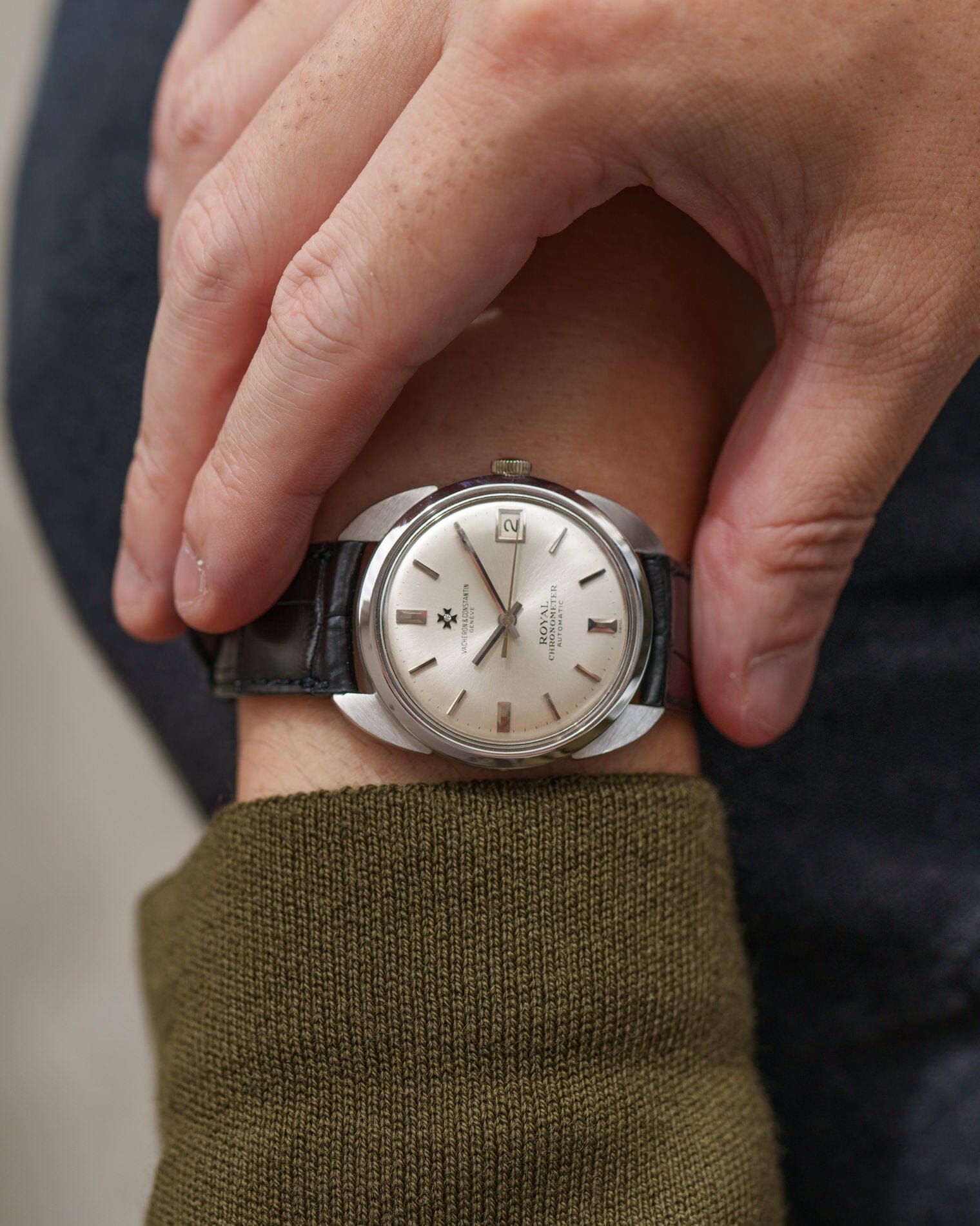 Vacheron Constantin クロノメーター ロワイヤル 6694 WG "バットマン" Watch VACHERON CONSTANTIN