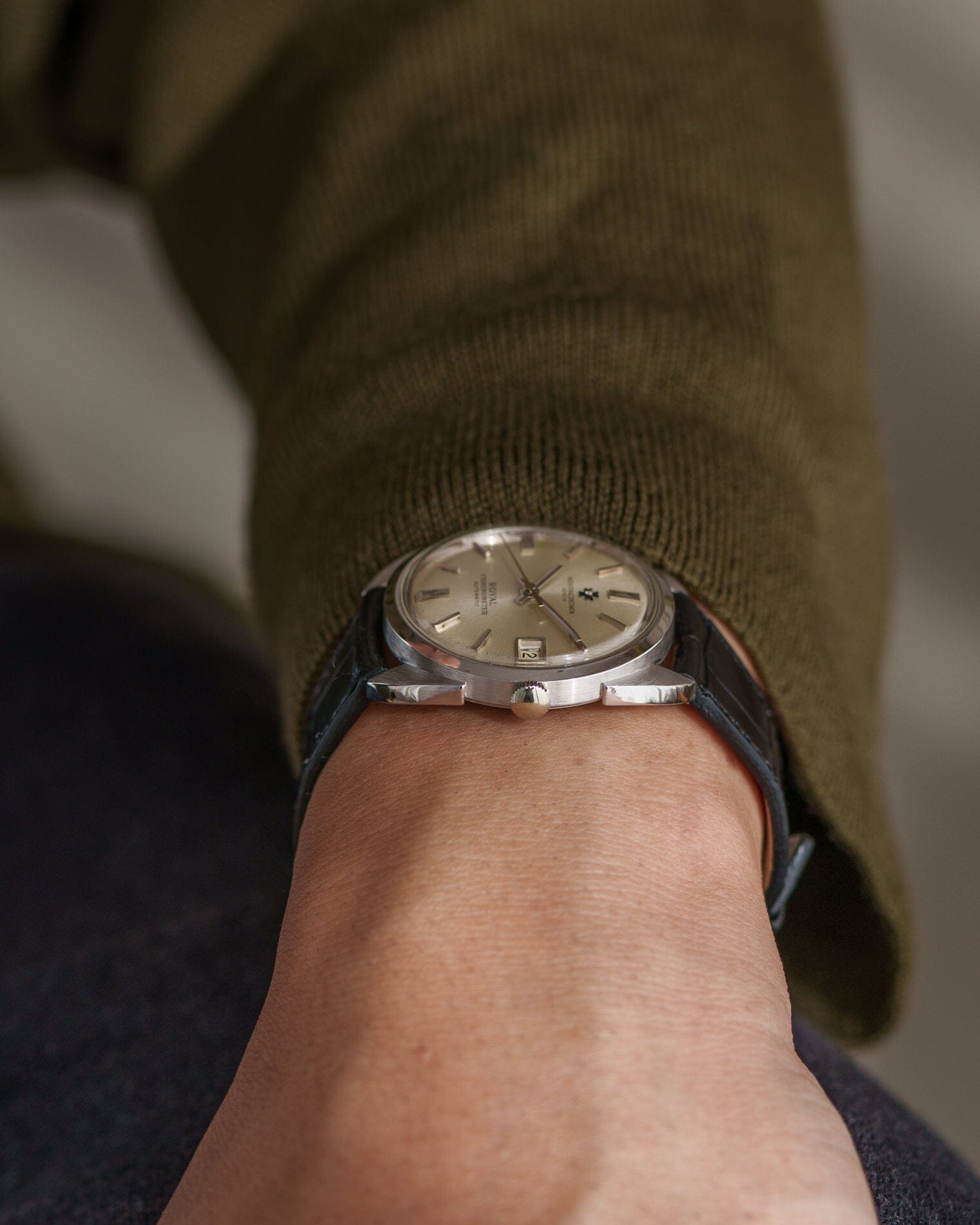 Vacheron Constantin クロノメーター ロワイヤル 6694 WG "バットマン" Watch VACHERON CONSTANTIN