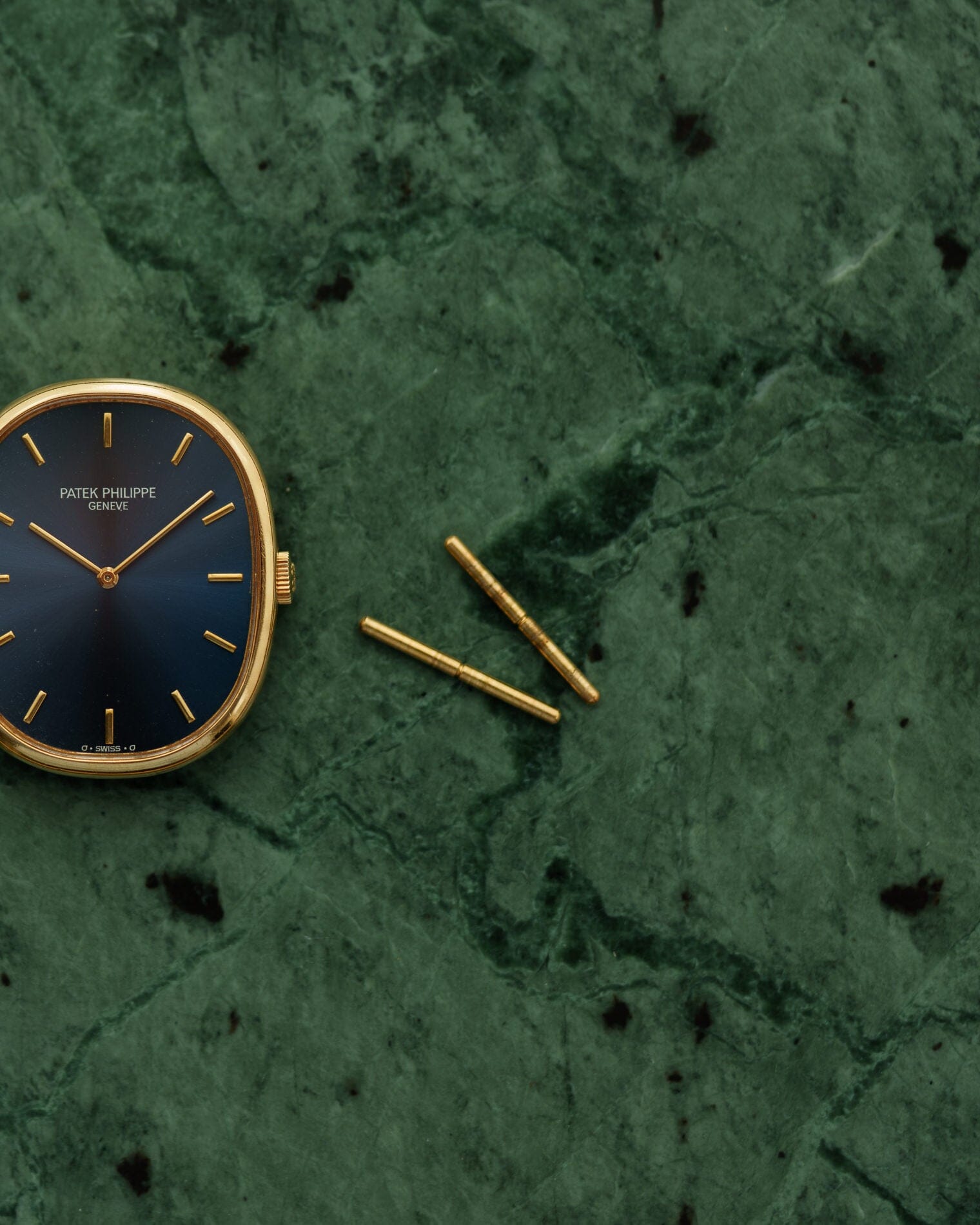 Patek Philippe ゴールデンエリプス 3848 YG ブルーシグマダイアル Watch PATEK PHILIPPE