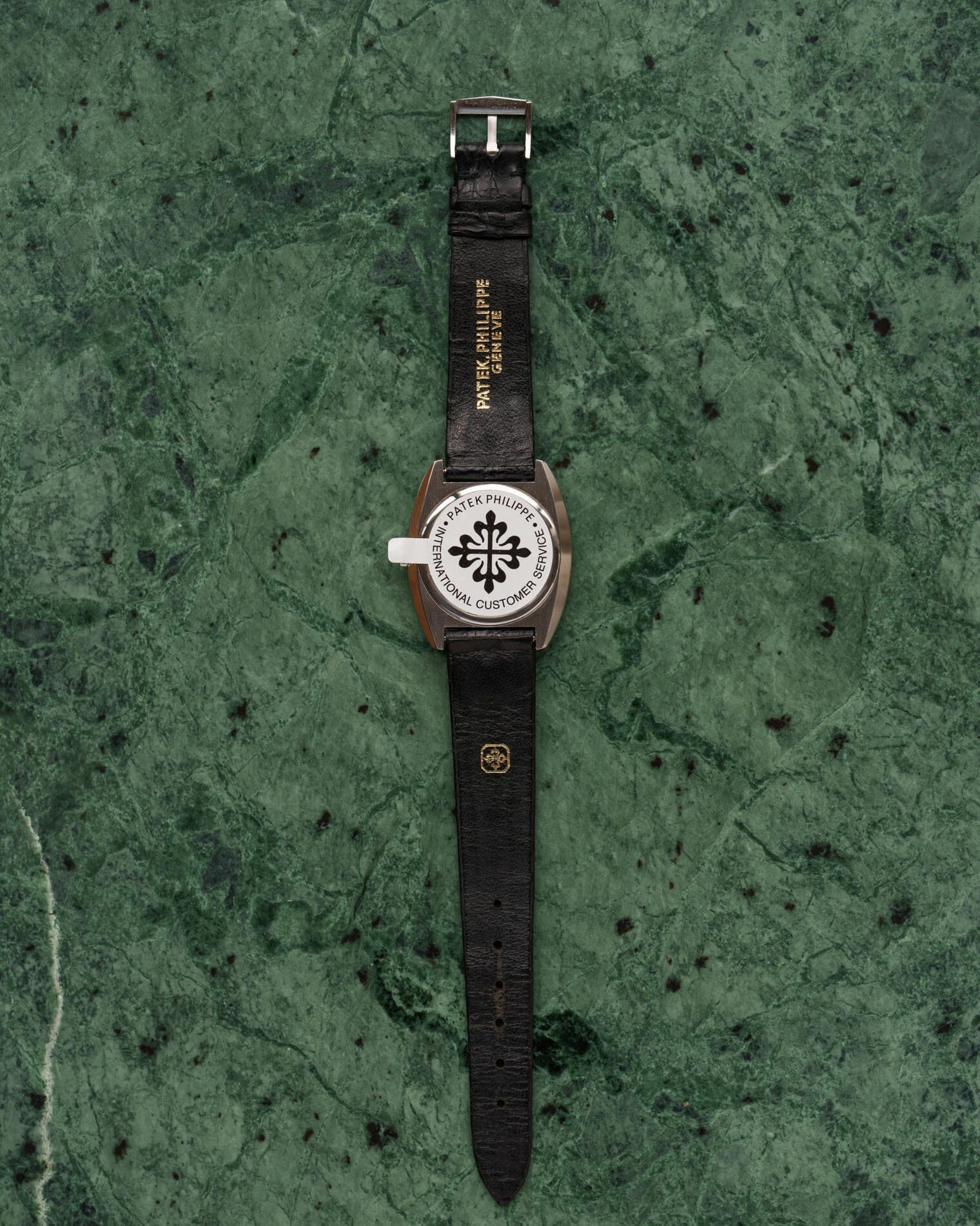 Patek Philippe カラトラバ 3579 スティール ブルーダイアル 修理明細書付き Watch PATEK PHILIPPE