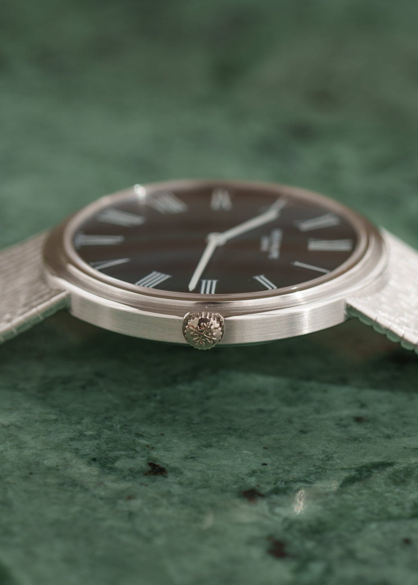 Patek Philippe カラトラバ 3591 WG 自動巻き ブルーダイアル アーカイブ/修理明細書付 Watch PATEK PHILIPPE