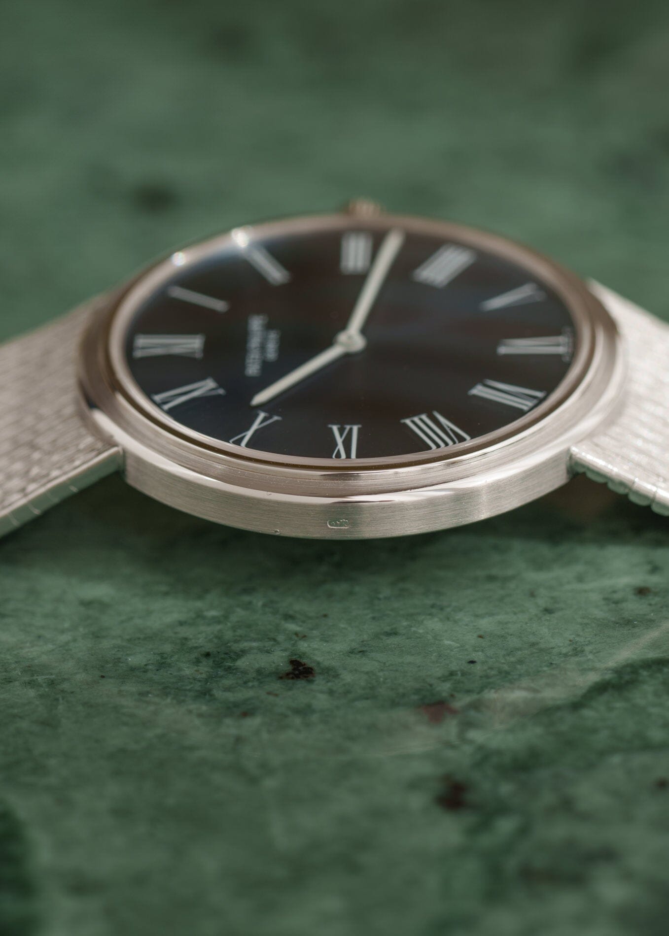Patek Philippe カラトラバ 3591 WG 自動巻き ブルーダイアル アーカイブ/修理明細書付 Watch PATEK PHILIPPE