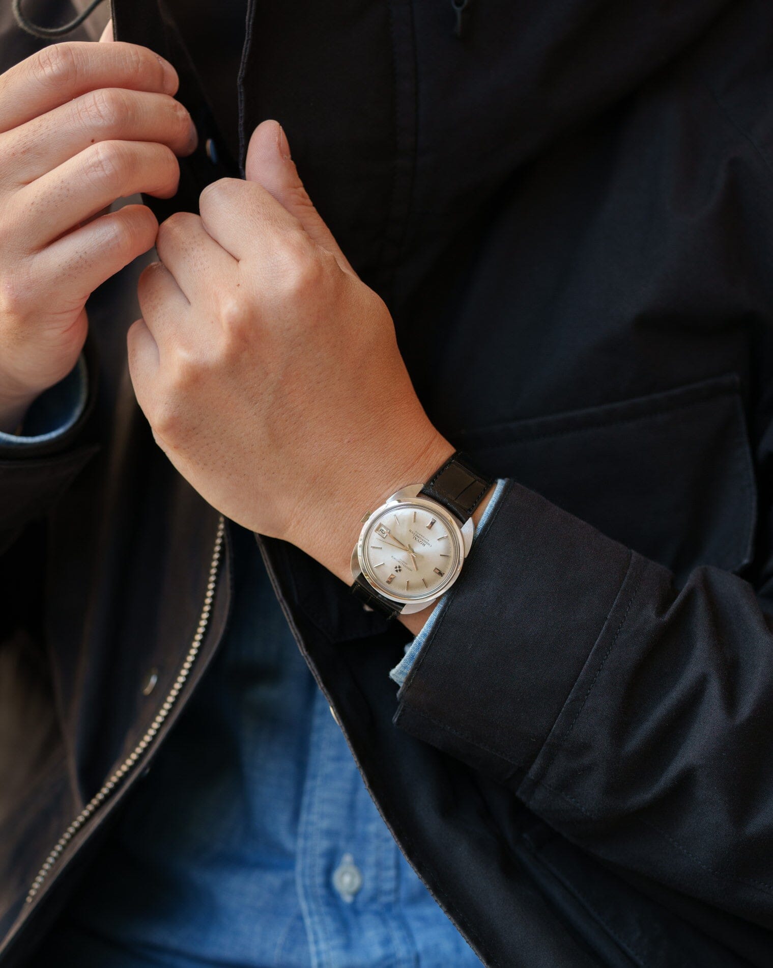 Vacheron Constantin クロノメーター ロワイヤル 6694 WG "バットマン" Watch VACHERON CONSTANTIN