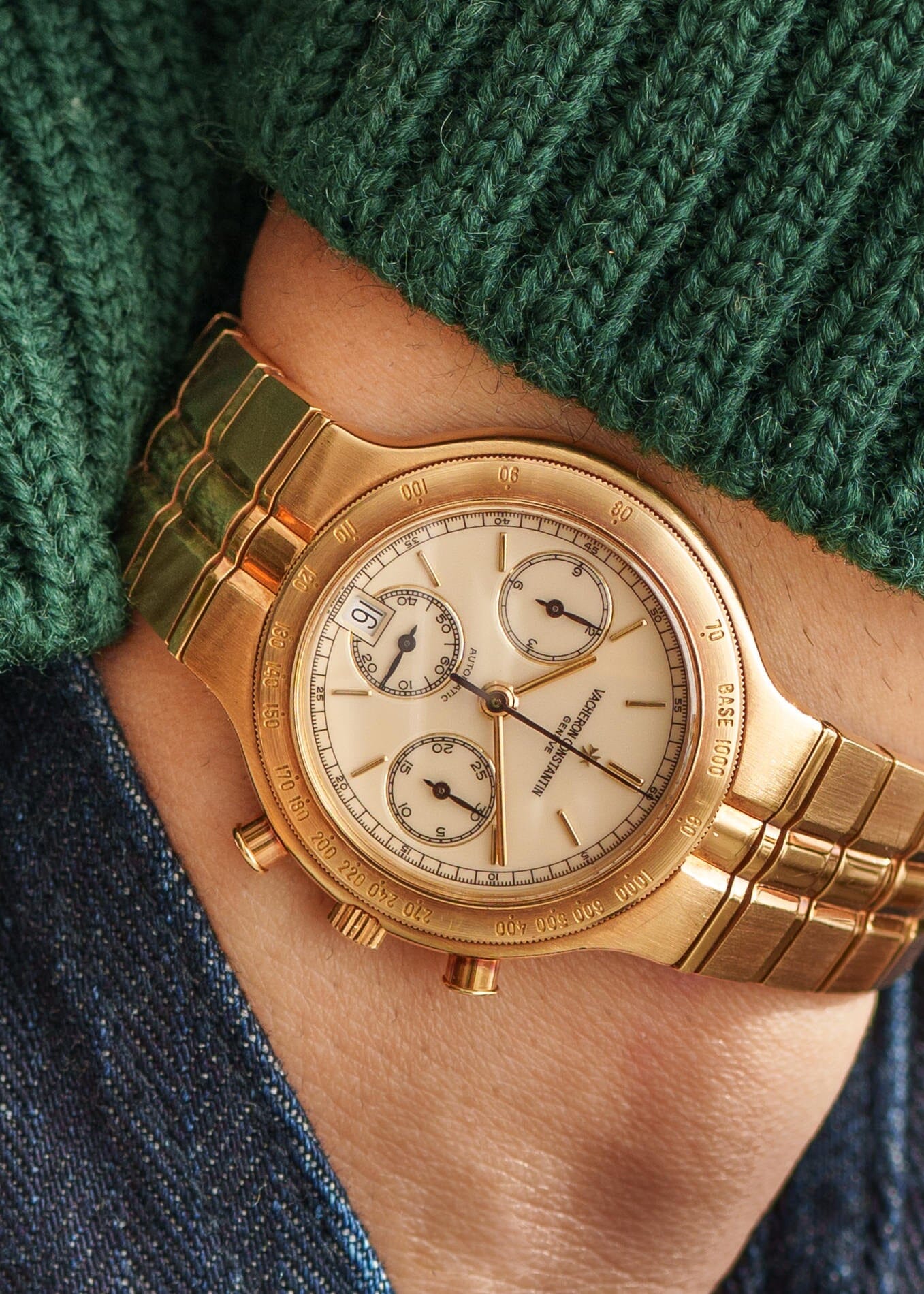 Vacheron Constantin フィディアス 49001 YG アイボリーダイアル Watch VACHERON CONSTANTIN
