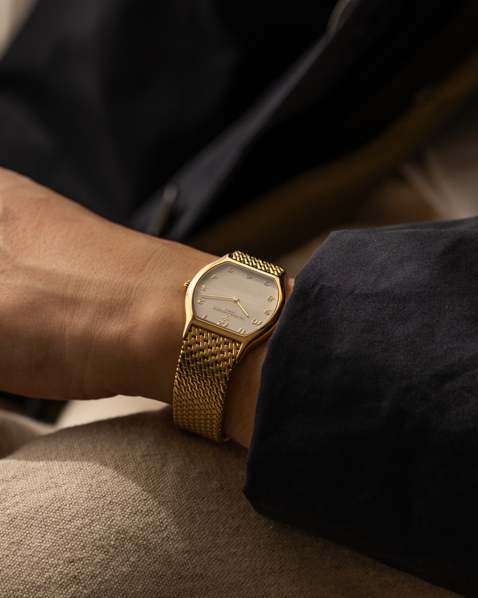 Vacheron Constantin トノー 31150 YG アイボリーダイアル Watch VACHERON CONSTANTIN