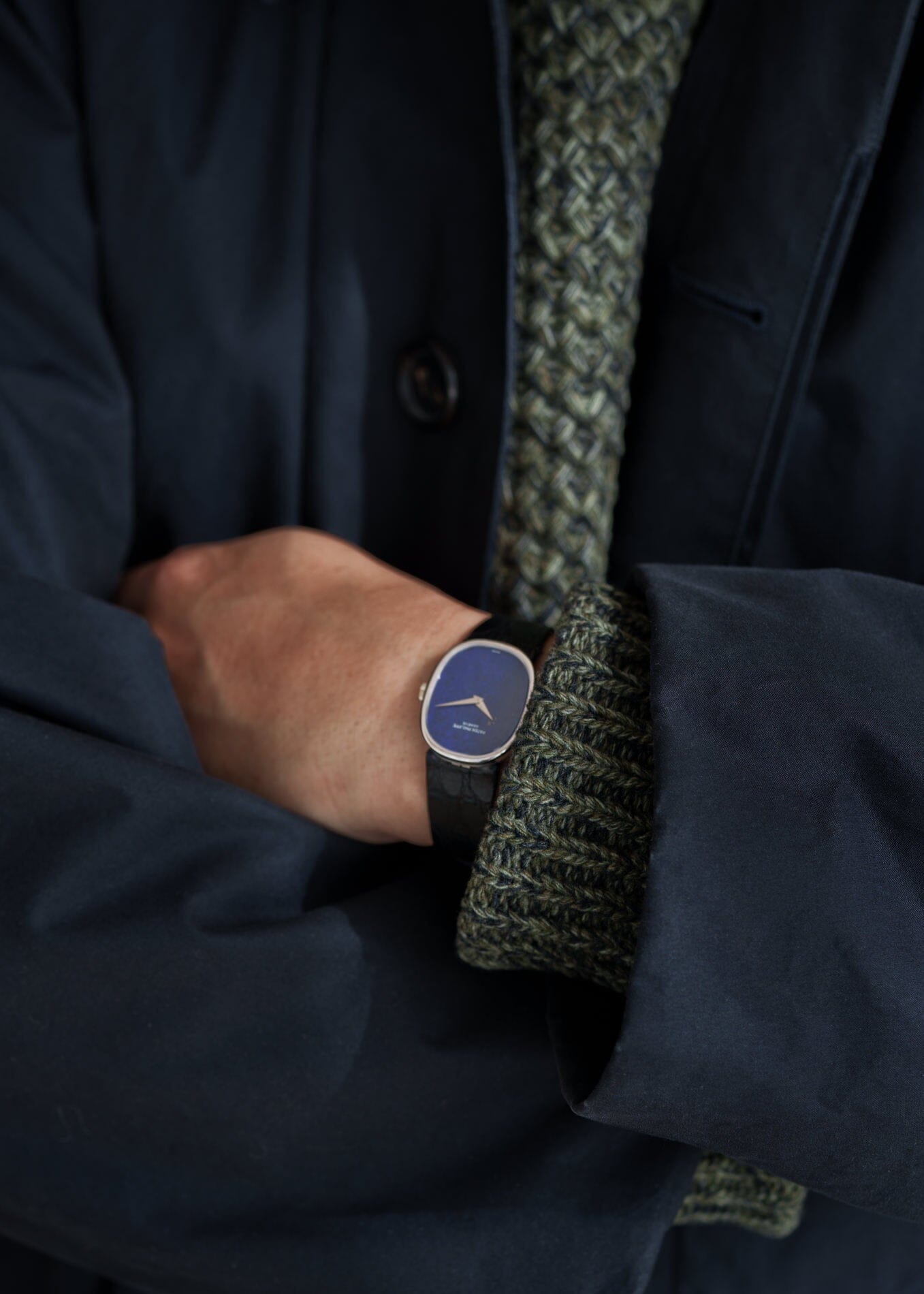 Patek Philippe ゴールデンエリプス 3848 WG ラピスラズリ アーカイブ付き Watch PATEK PHILIPPE