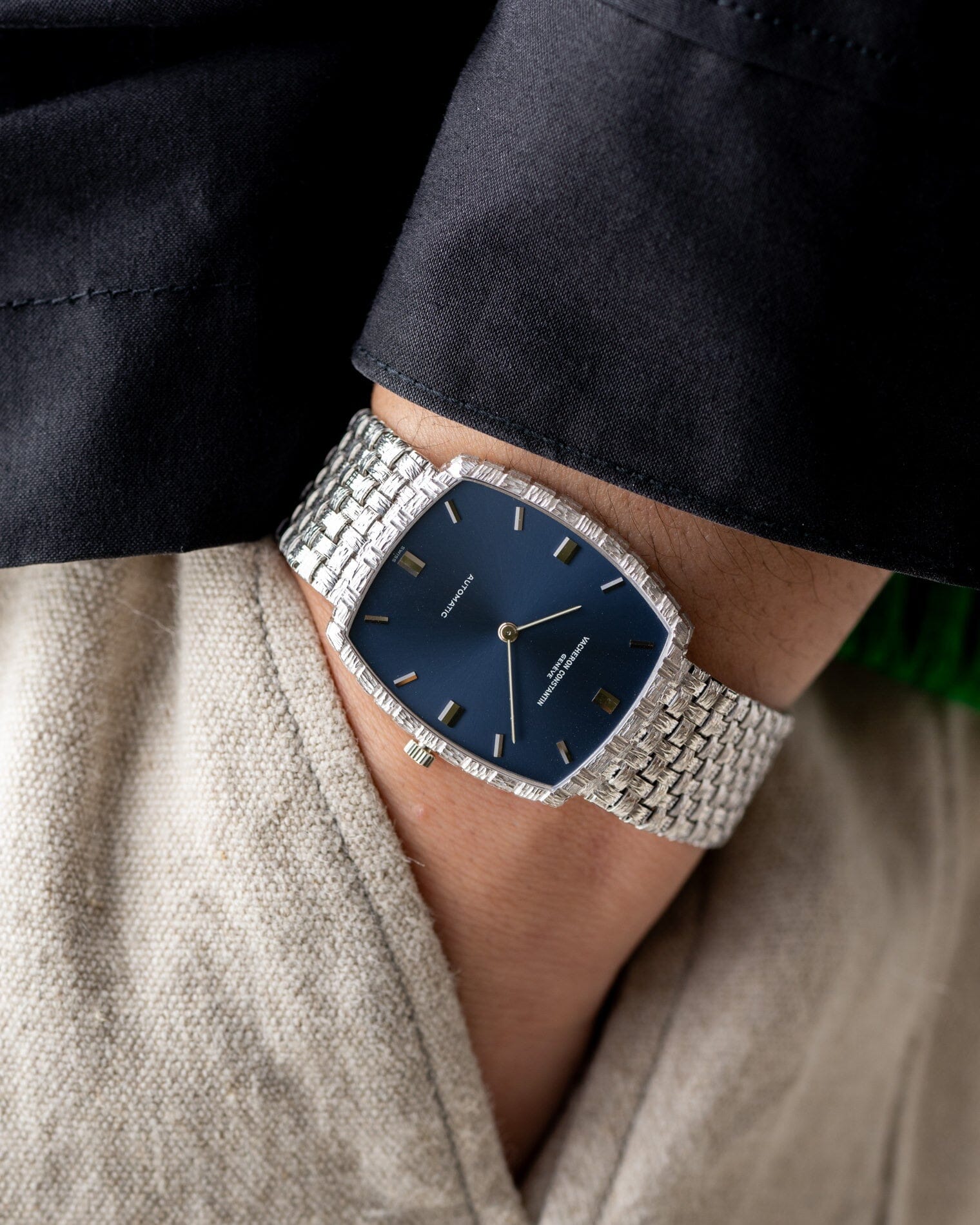 Vacheron Constantin メッシュドール 7943 WG ブルーダイアル "NOS" Watch VACHERON CONSTANTIN