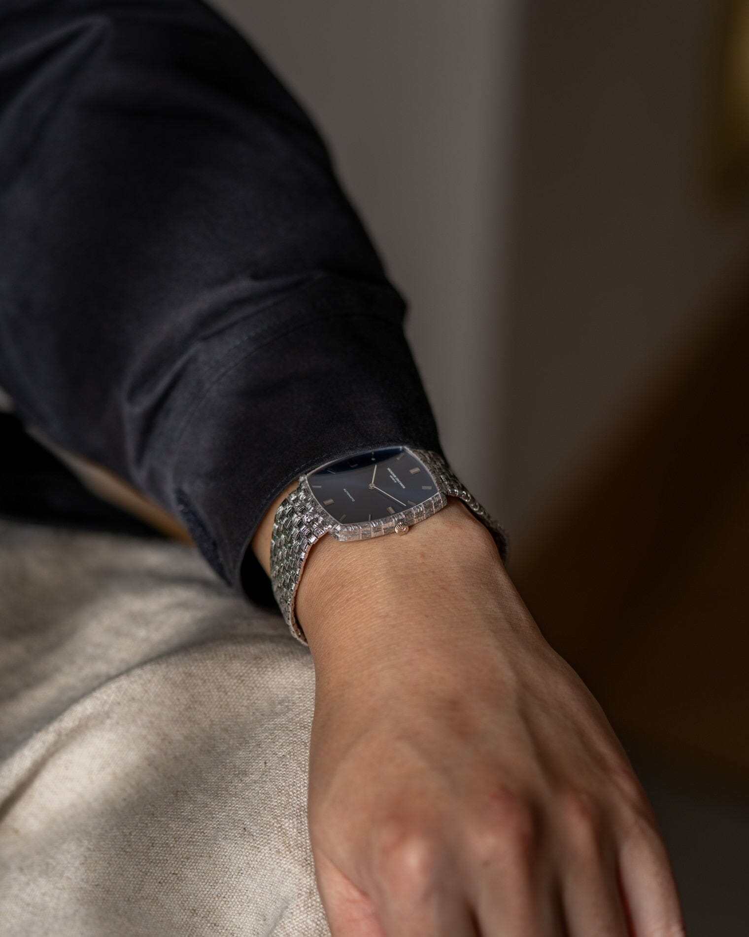 Vacheron Constantin メッシュドール 7943 WG ブルーダイアル "NOS" Watch VACHERON CONSTANTIN