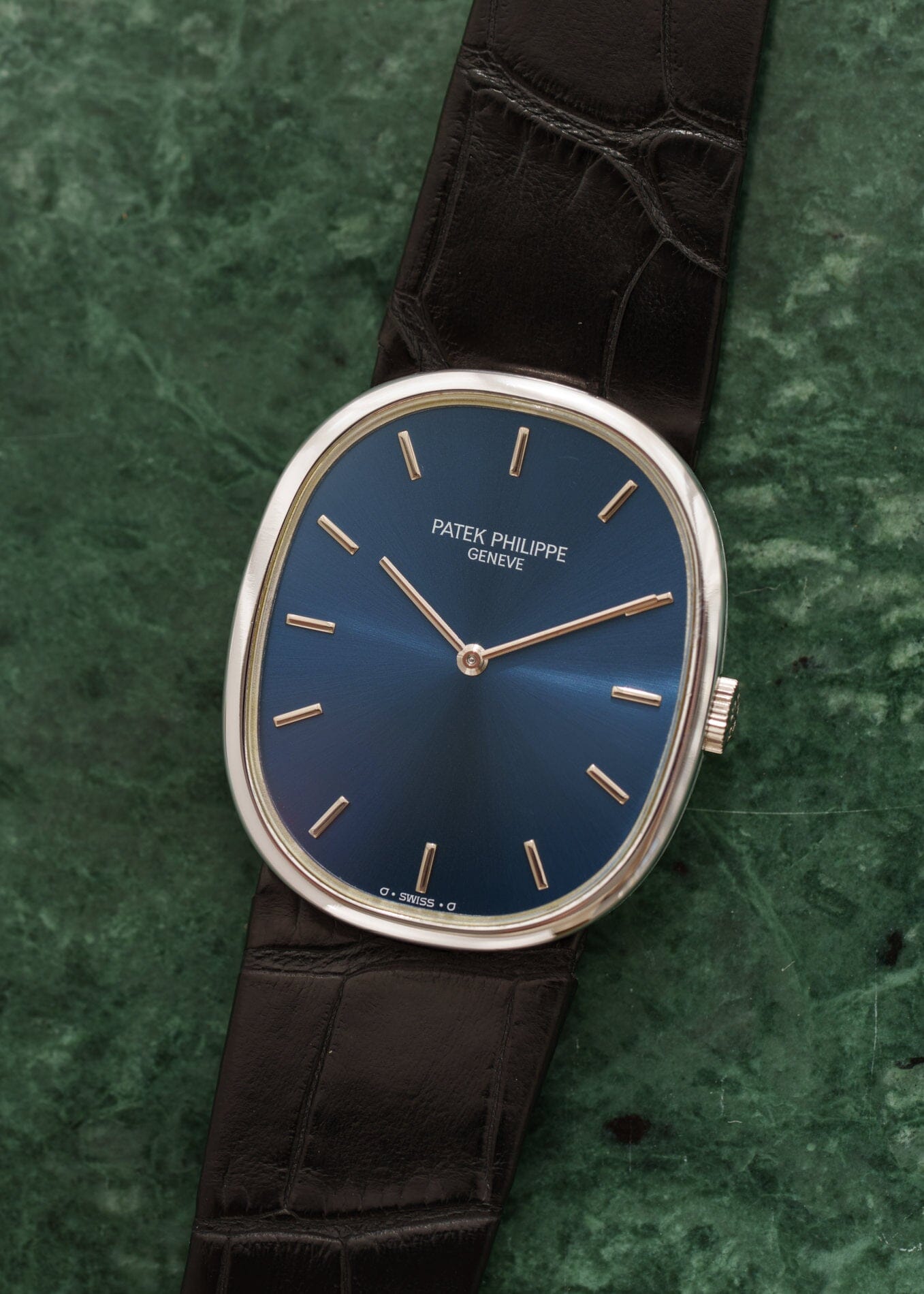 Patek Philippe ゴールデンエリプス 3848 WG ブルーシグマダイアル Watch PATEK PHILIPPE