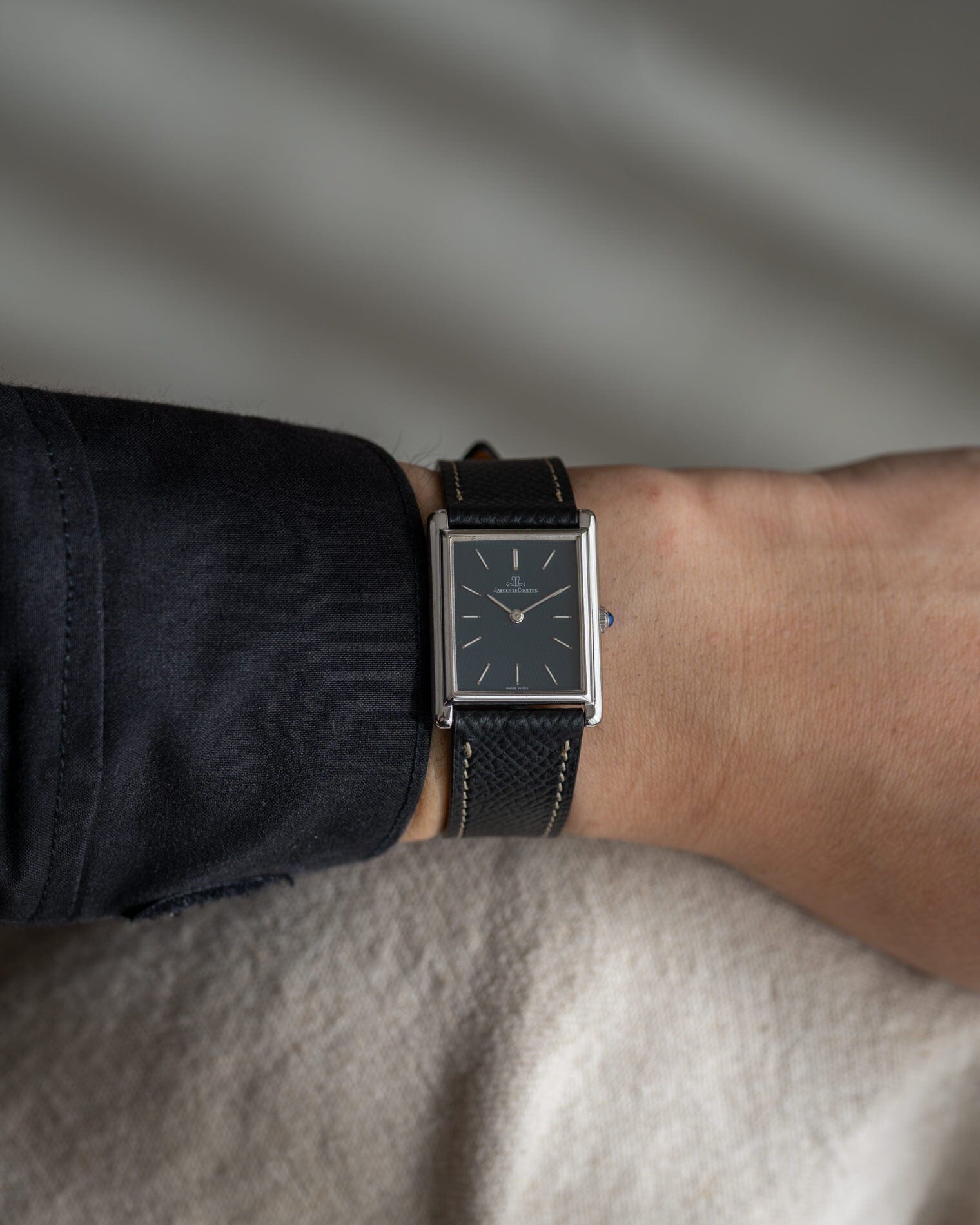 Jaeger-LeCoultre レクタングル 6029.22 "タンク" WG ネイビーダイアル Watch Jaeger-LeCoultre