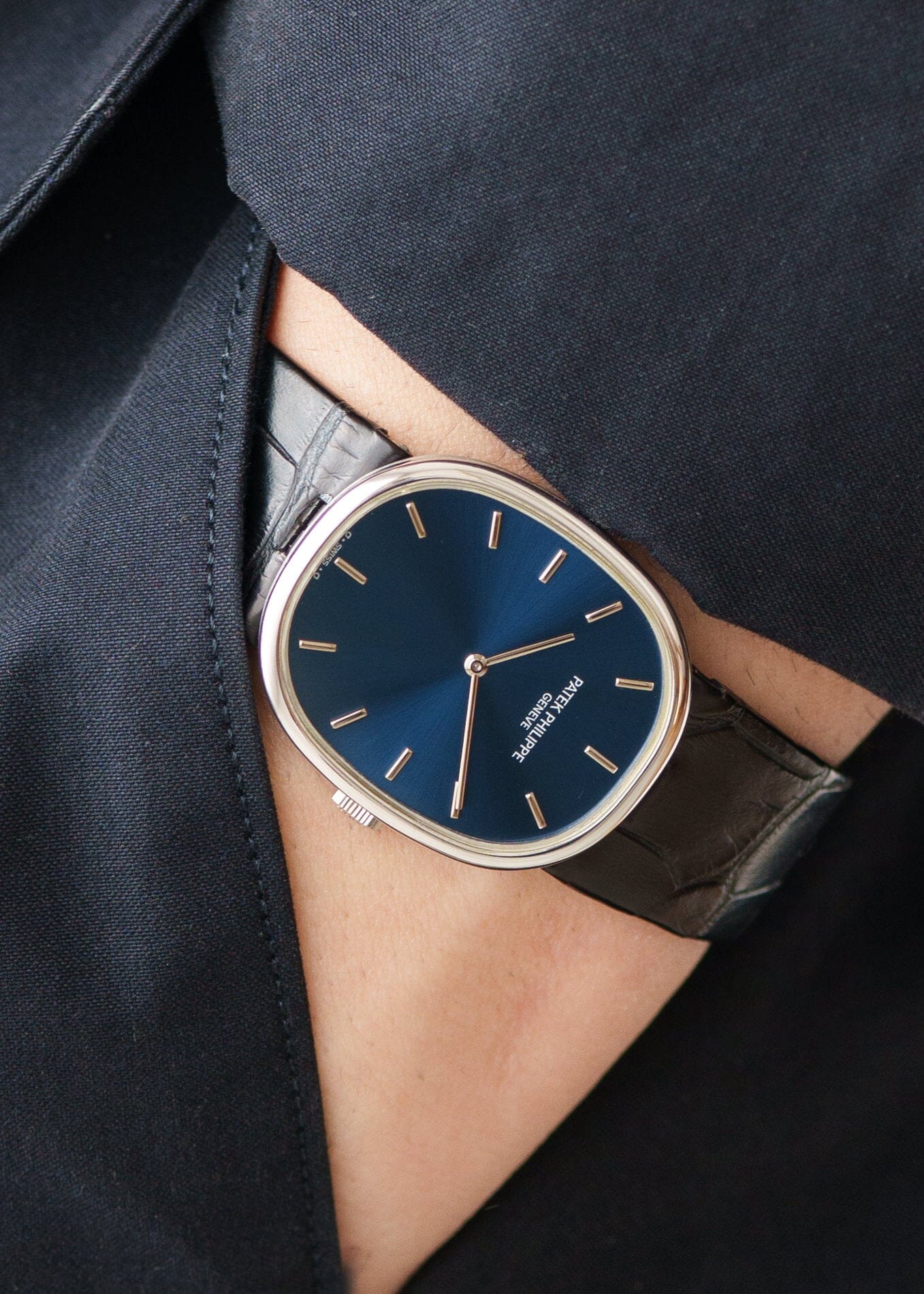 Patek Philippe ゴールデンエリプス 3848 WG ブルーシグマダイアル Watch PATEK PHILIPPE