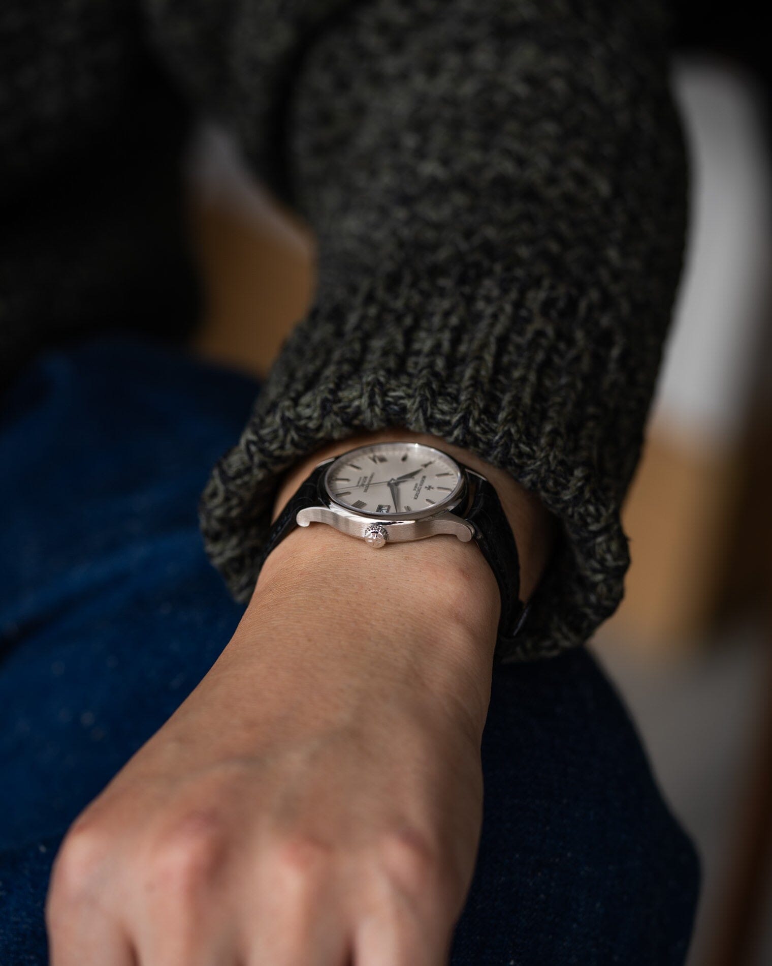 Vacheron Constantin クロノメーターロワイヤル 47022 WG アイボリー 箱保証書付き Watch VACHERON CONSTANTIN