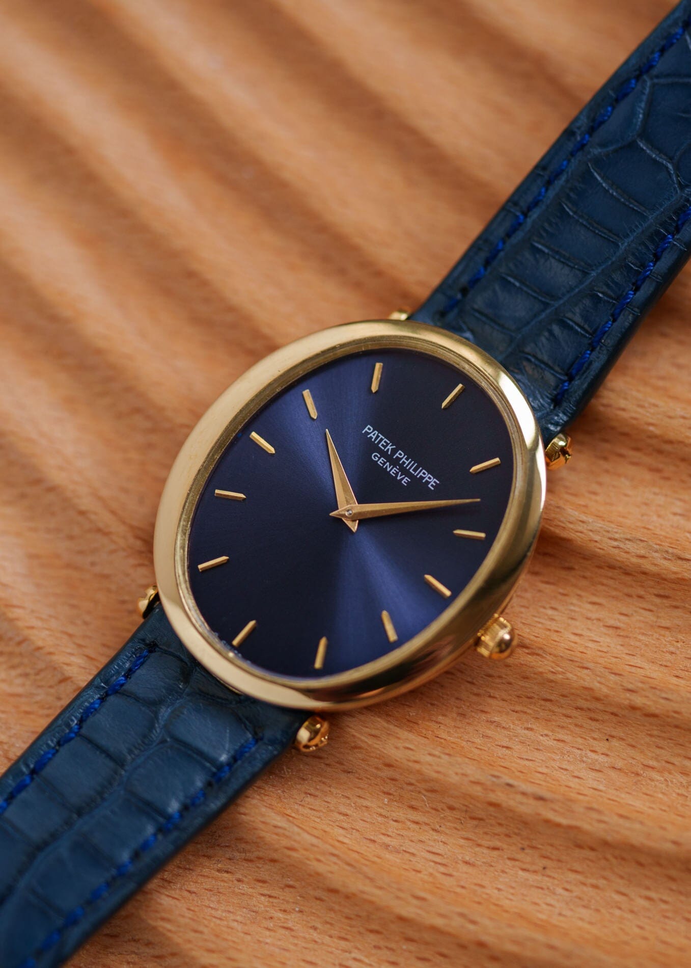 Patek Philippe ゴールデンエリプス 3598 YG ブルーシグマダイアル アーカイブ付き Watch PATEK PHILIPPE