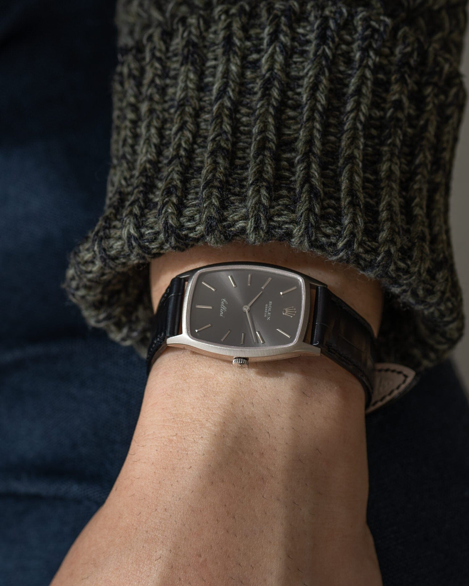 Rolex チェリーニ 3807 グレーダイアル Watch ROLEX