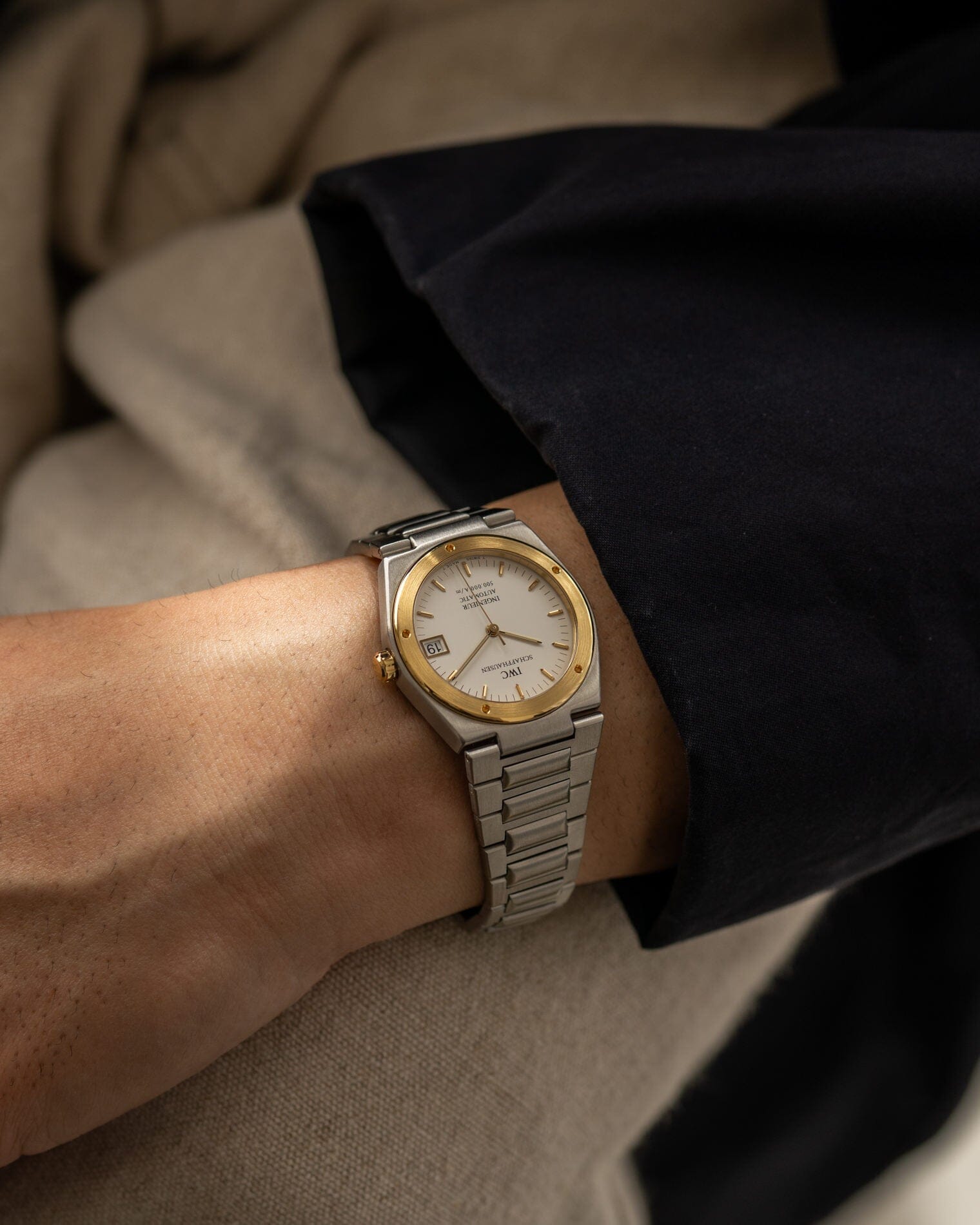 IWC Ingenieur 3508 500,000A/m コンビ ホワイト Watch IWC