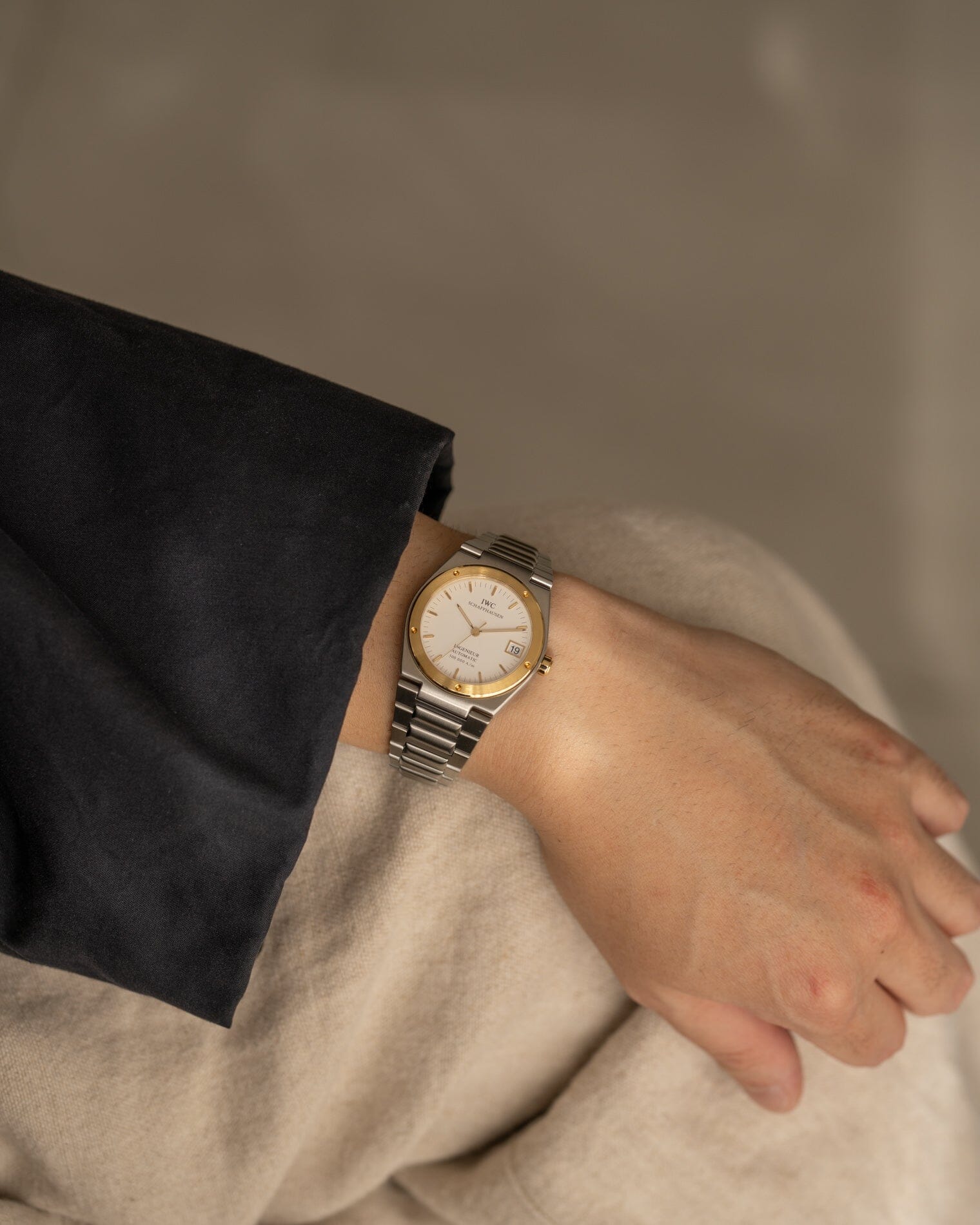 IWC Ingenieur 3508 500,000A/m コンビ ホワイト Watch IWC
