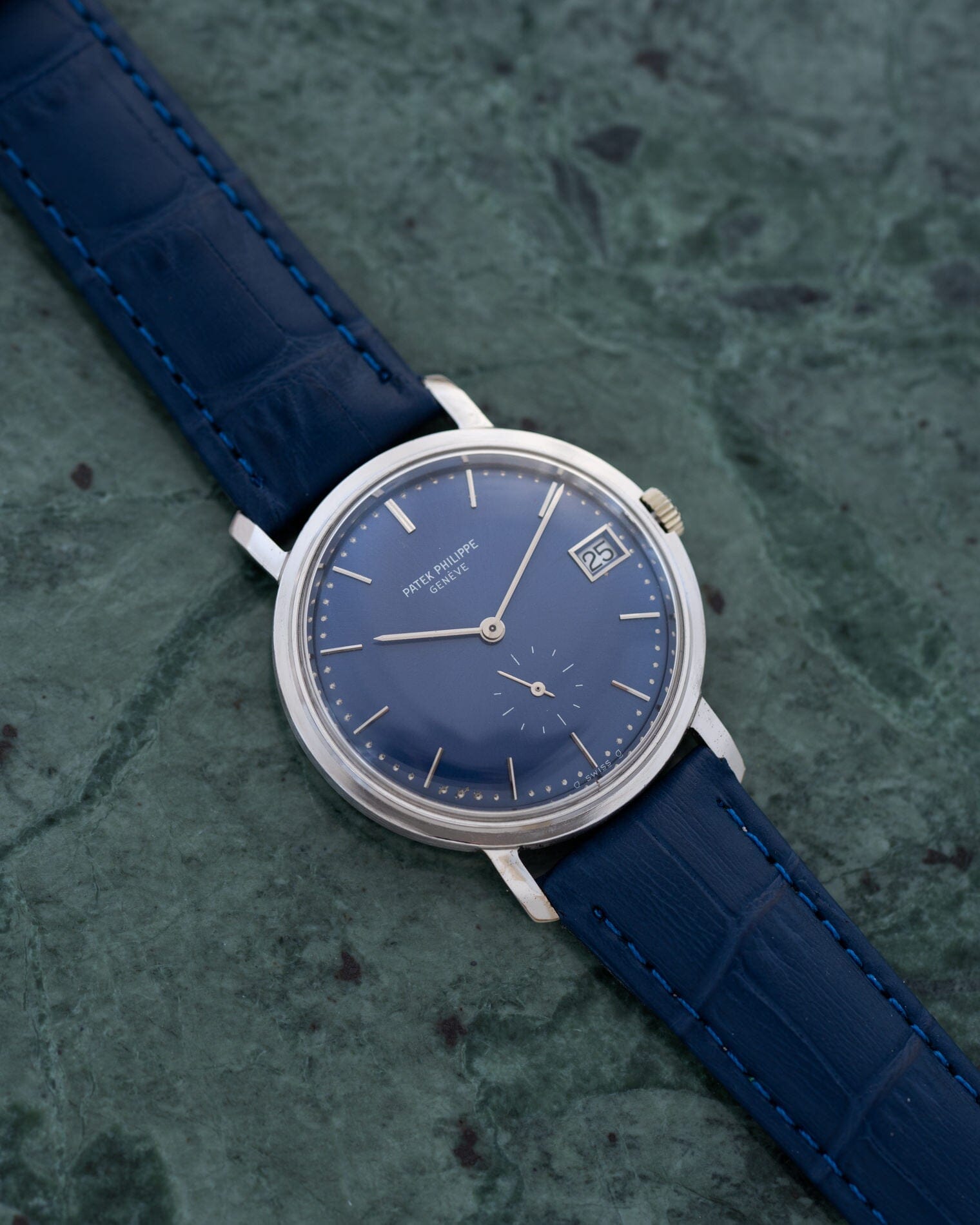 Patek Philippe カラトラバ 3445 WG ブルーシグマダイアル アーカイブ付 Watch PATEK PHILIPPE