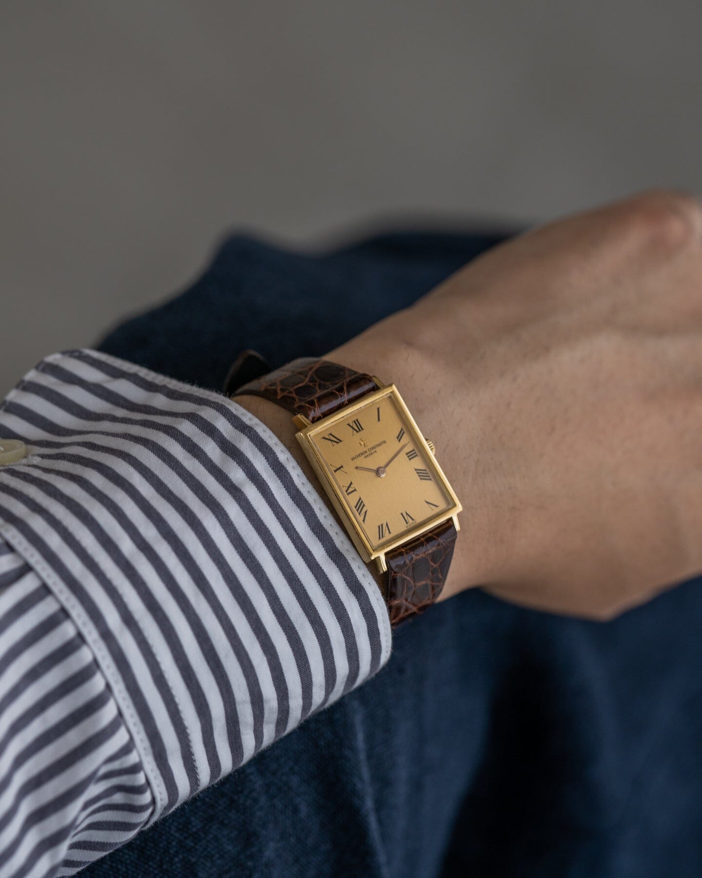 Vacheron Constantin レクタングル 39011 YG シャンパンローマン Watch VACHERON CONSTANTIN