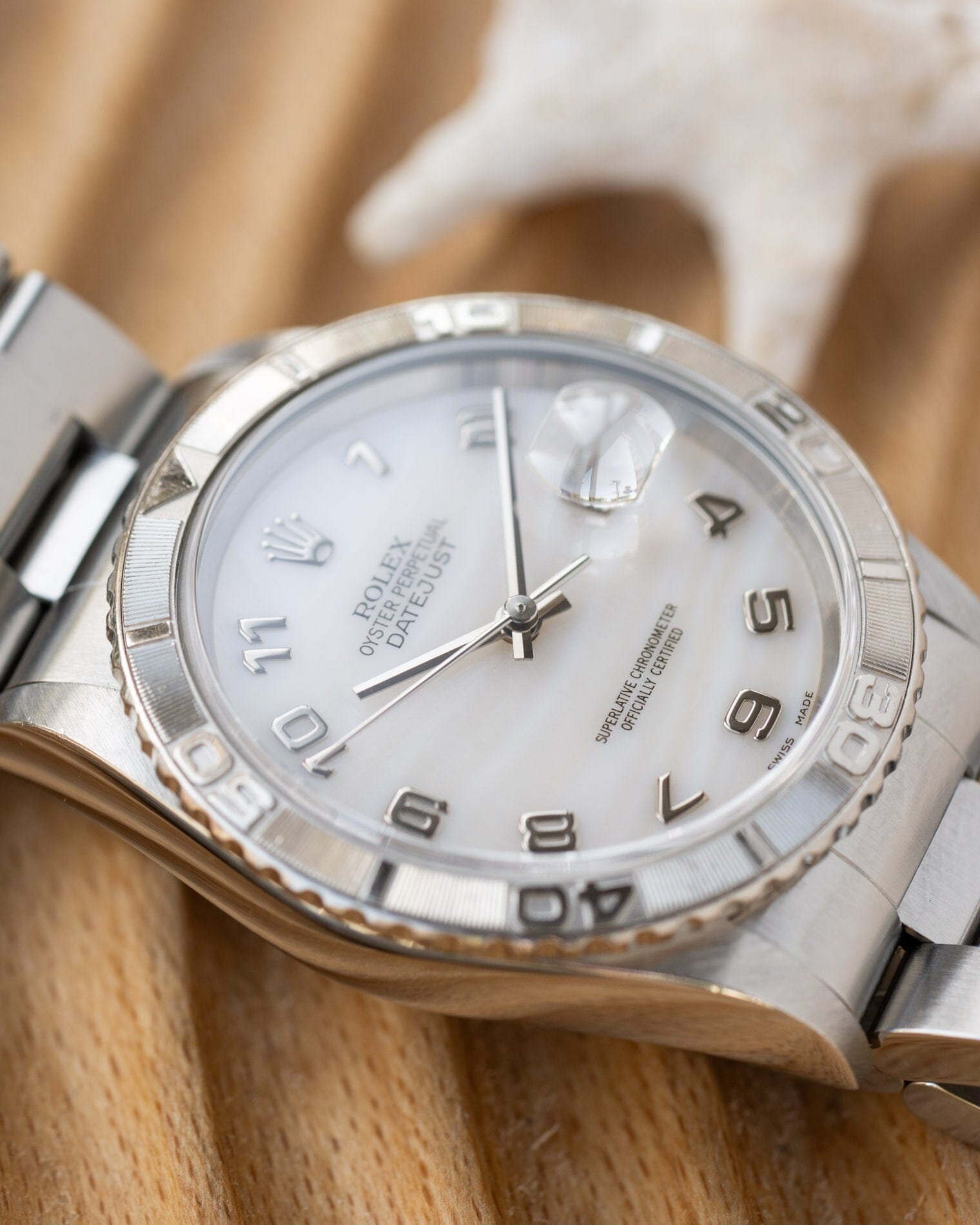 Rolex デイトジャスト 16264 "サンダーバード" ピンクシェルダイアル 箱保証書付き Watch ROLEX