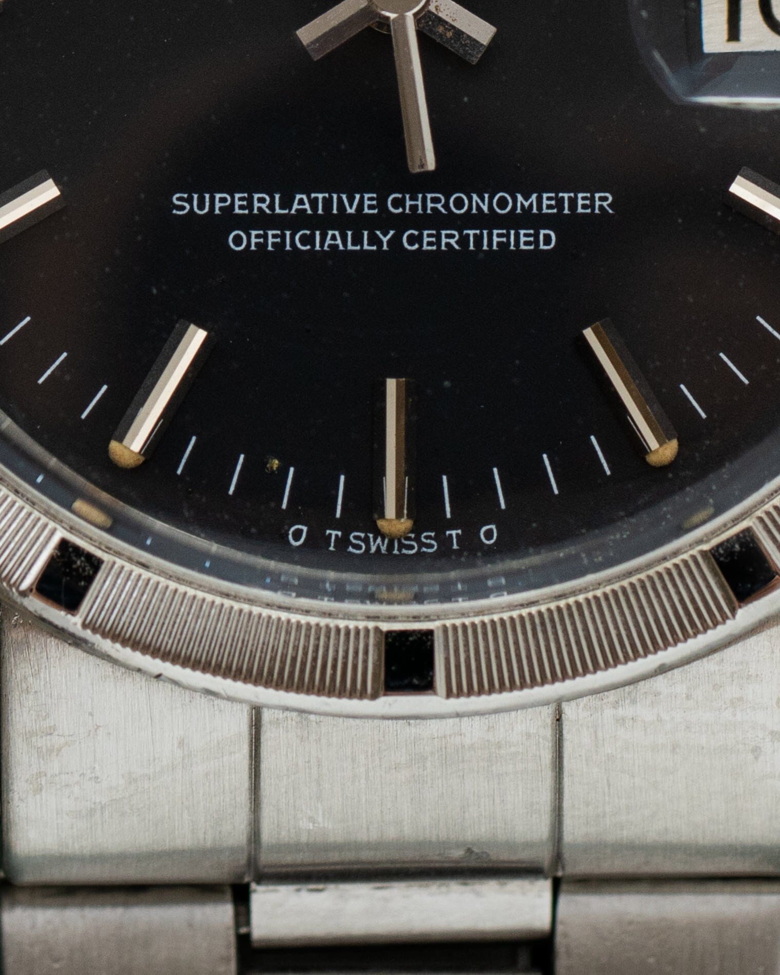 Rolex オイスターパーペチュアル デイト 1501 ブラックシグマダイアル Watch ROLEX