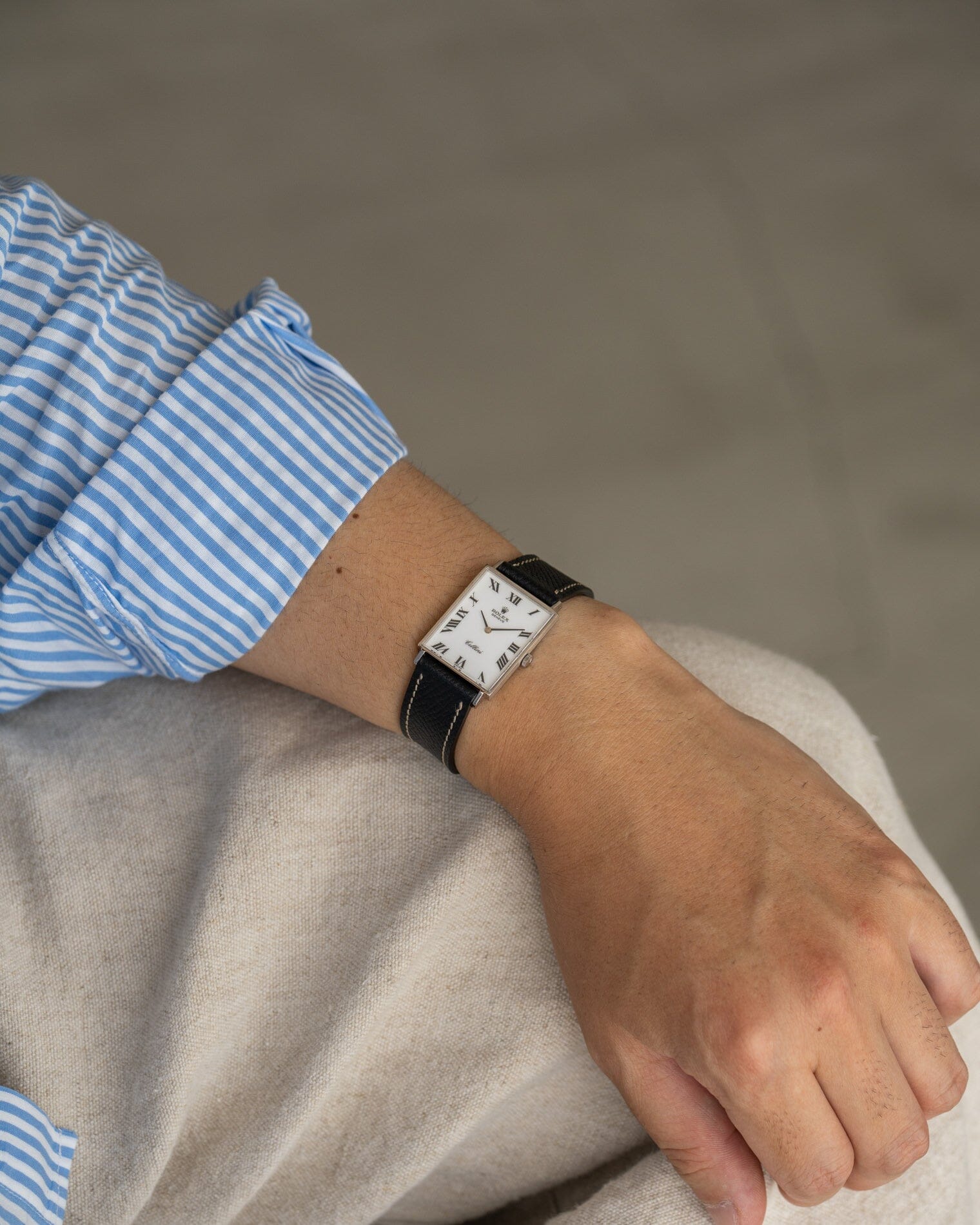 Rolex チェリーニ 3834 WG ホワイトローマン Watch ROLEX