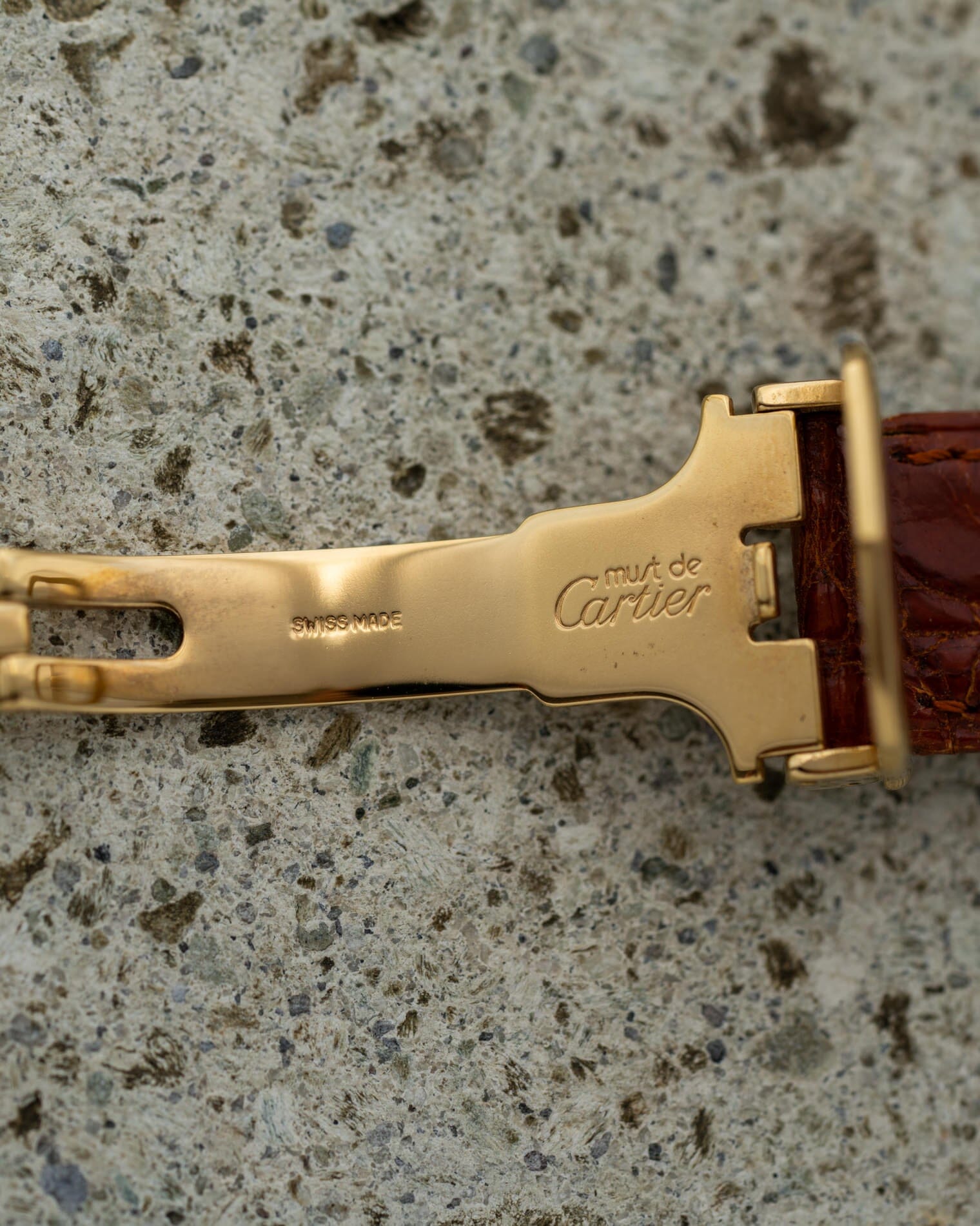 カルティエ マストタンク LM アイボリーローマン QZ Watch CARTIER