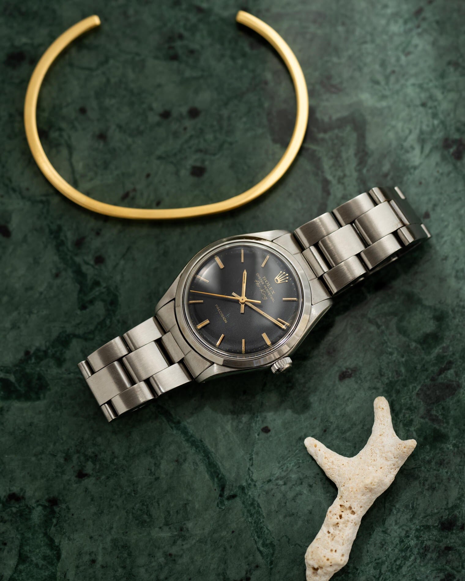 Rolex エアキング 5500 マットブラック Watch ROLEX