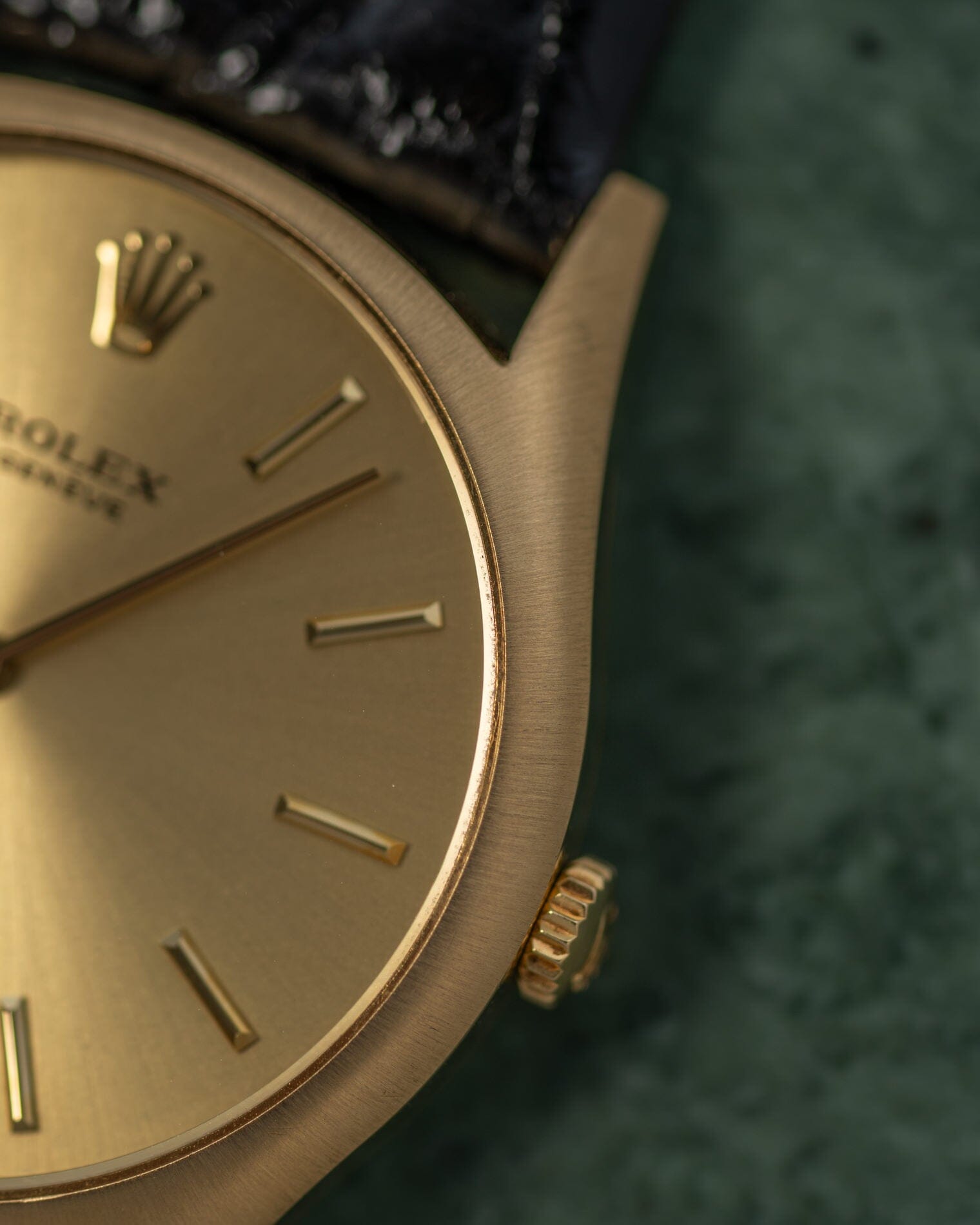 Rolex チェリーニ 3804 YG シャンパンダイアル Watch ROLEX