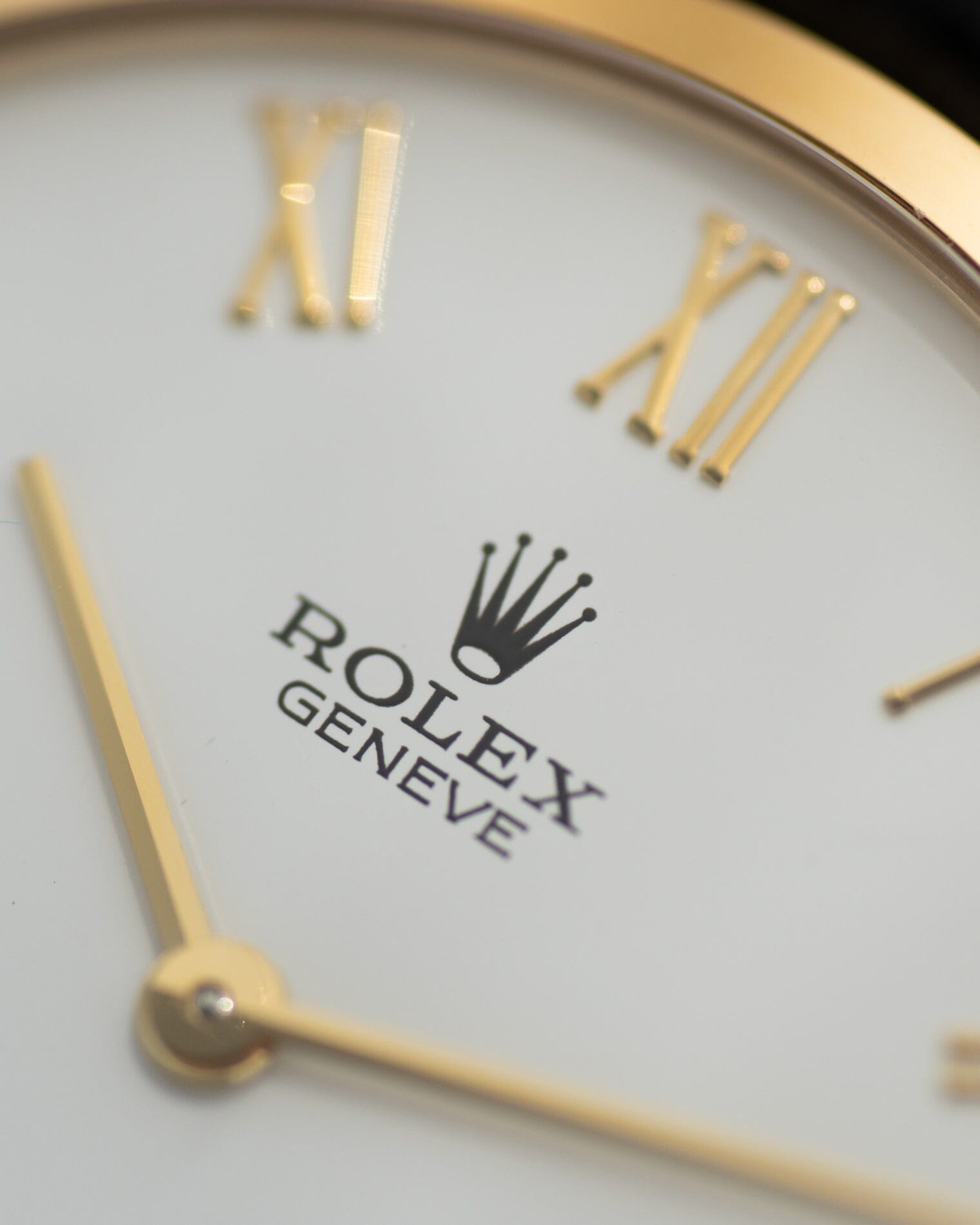 Rolex チェリーニ 4112 YG ホワイトローマン Watch ROLEX