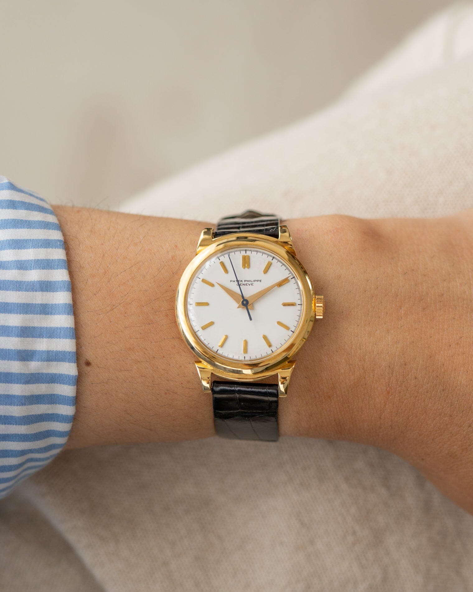 Patek Philippe カラトラバ 1491 YG アーカイブ付き Watch PATEK PHILIPPE