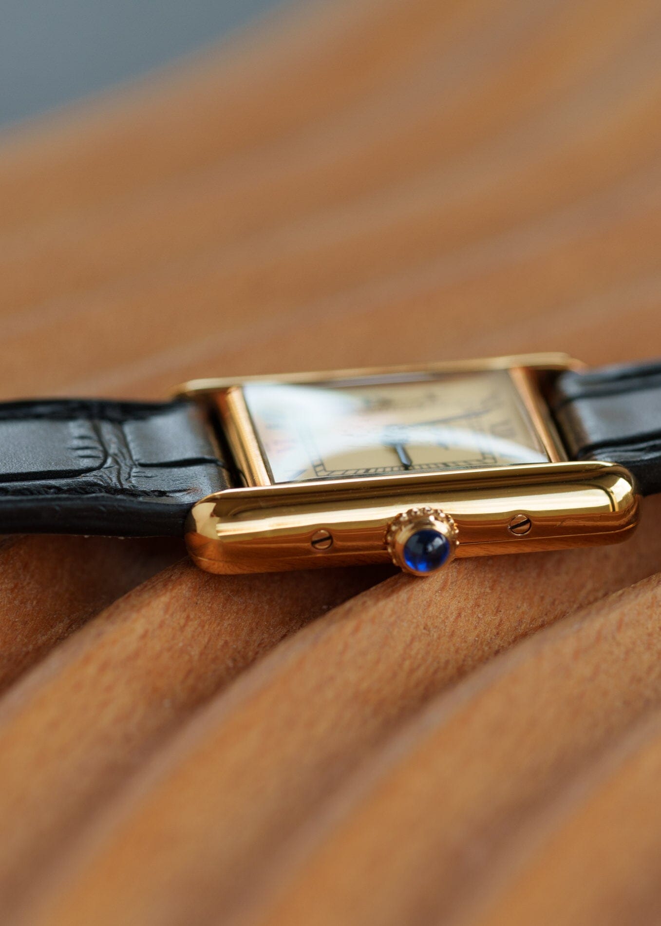 カルティエ マストタンク SM アイボリーローマン QZ Watch CARTIER